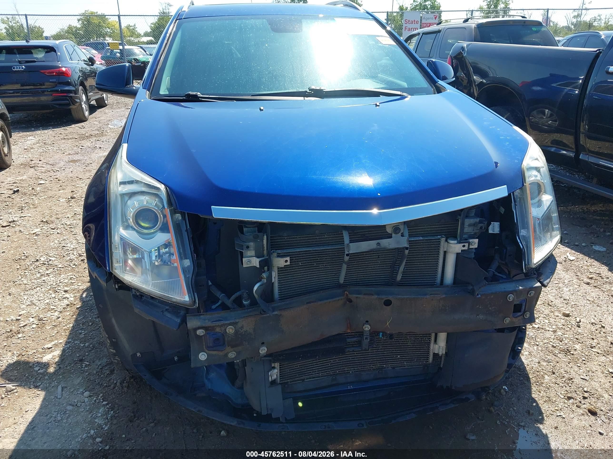 2012 Cadillac Srx Luxury Collection Blue vin: 3GYFNAE31CS596800