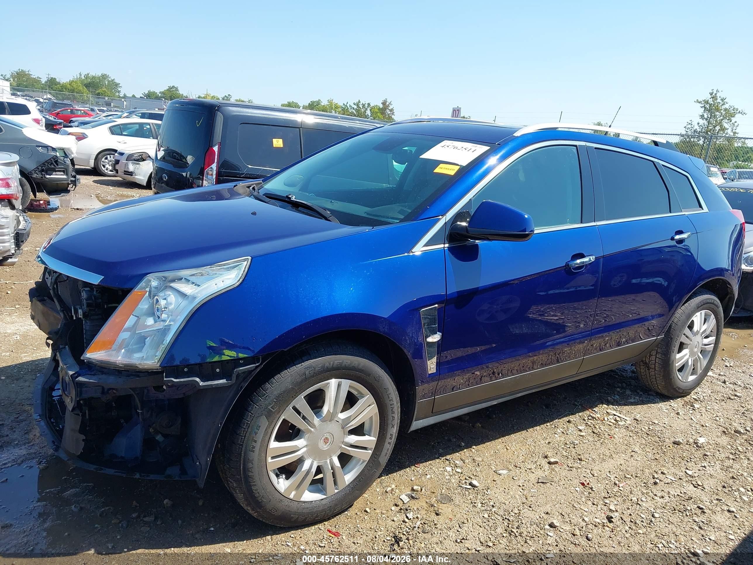 2012 Cadillac Srx Luxury Collection Blue vin: 3GYFNAE31CS596800
