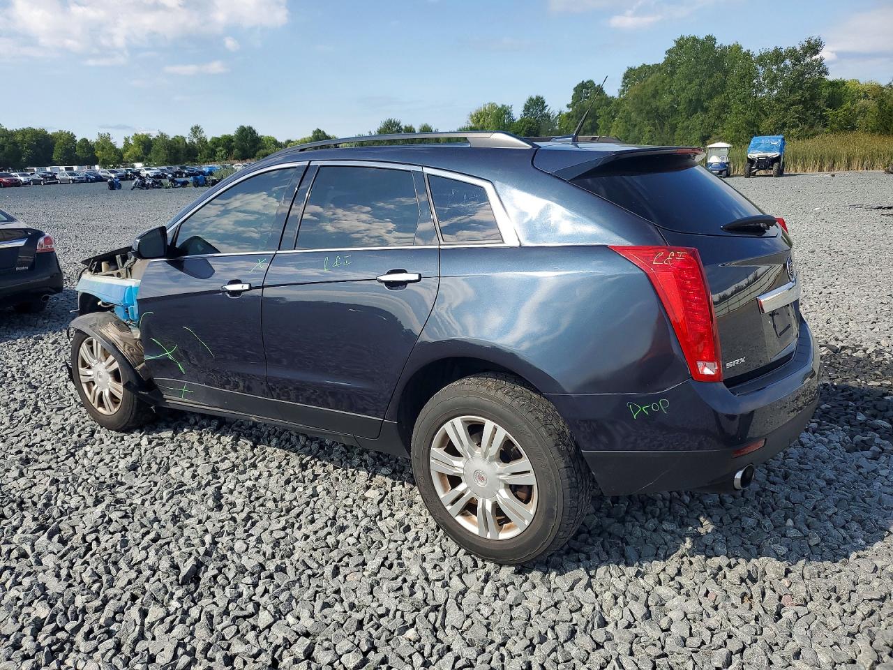 2014 Cadillac Srx Blue vin: 3GYFNAE31ES578753