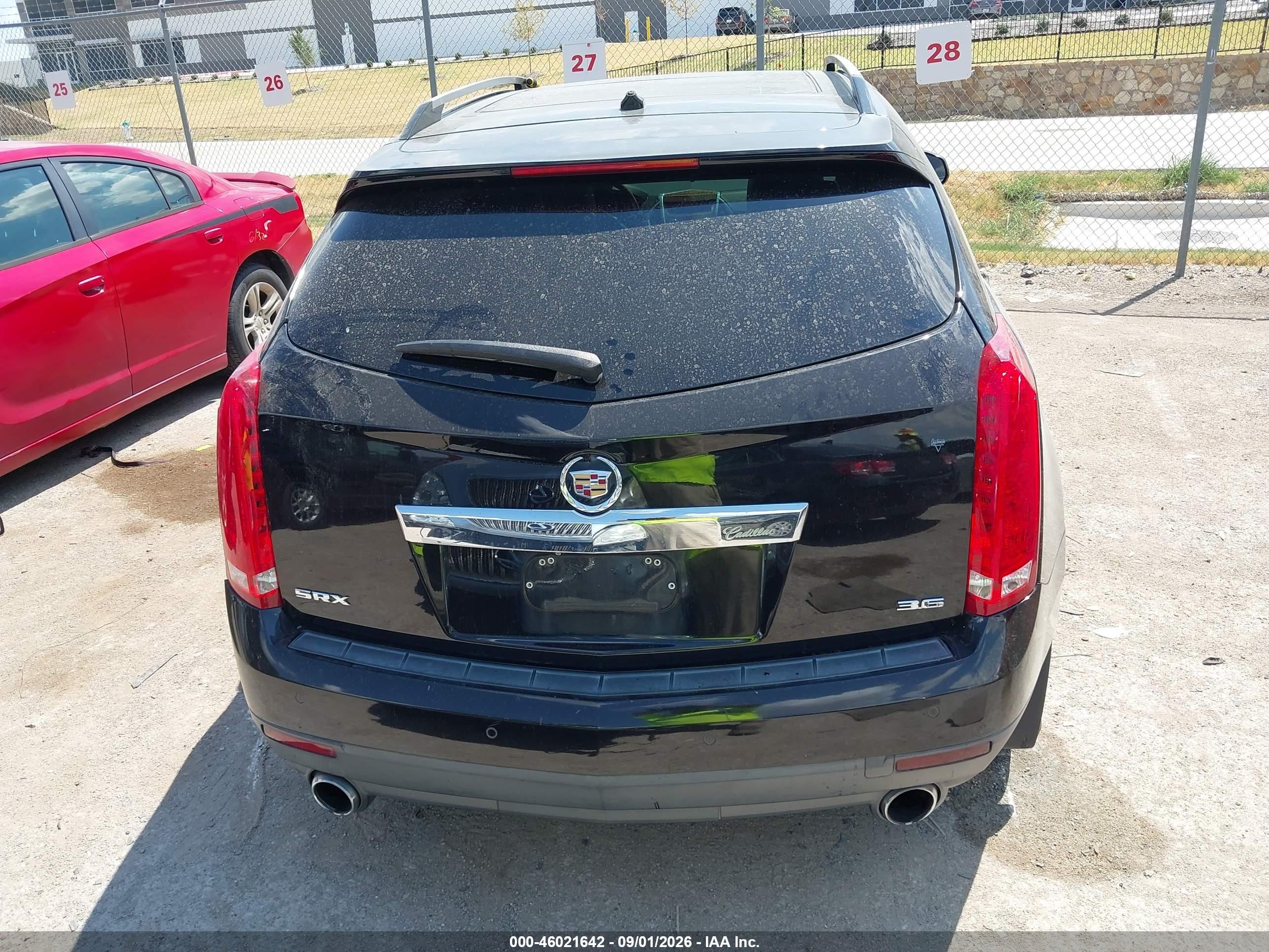 2012 Cadillac Srx Luxury Collection Black vin: 3GYFNAE32CS503055