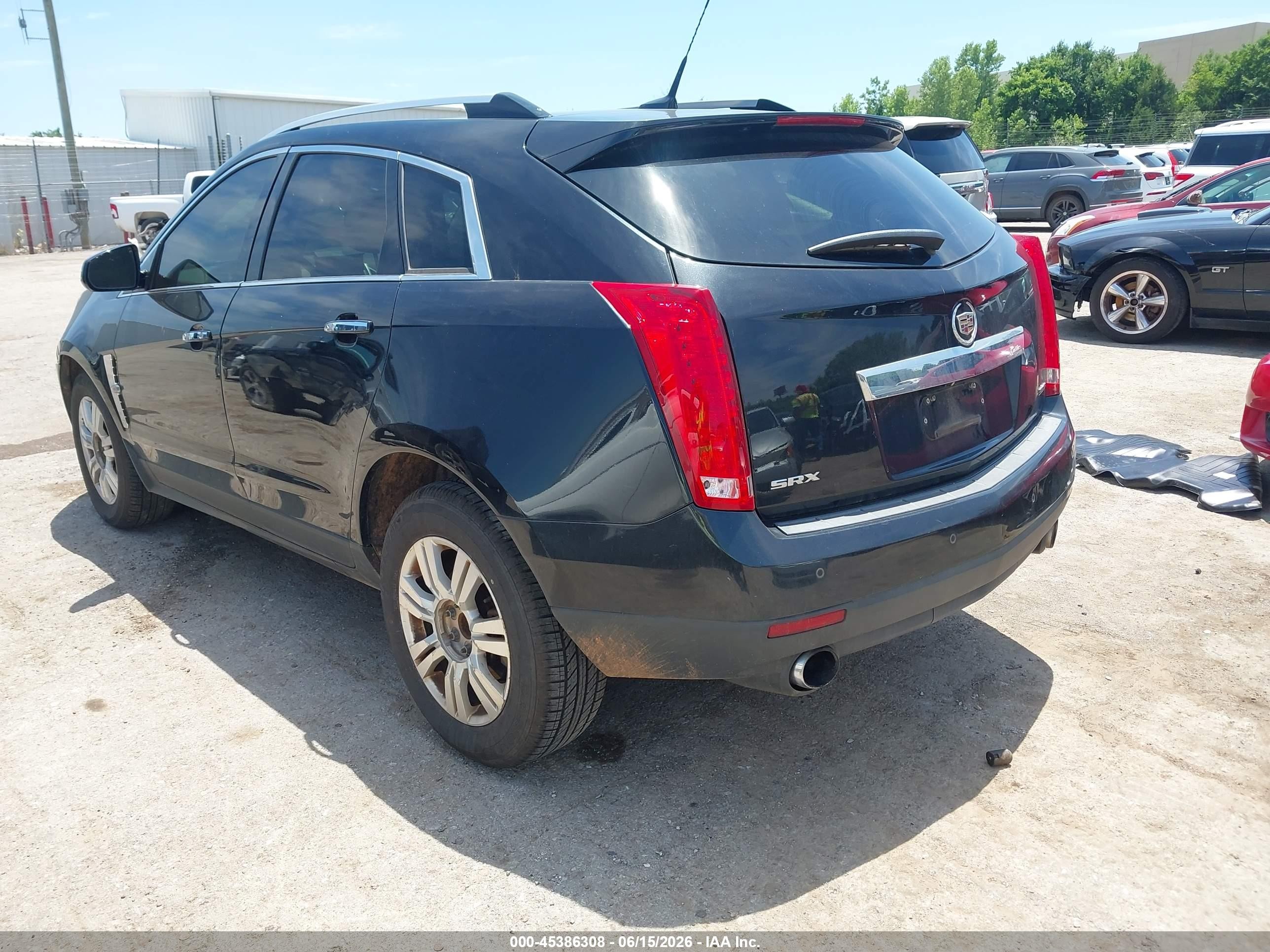2012 Cadillac Srx Luxury Collection Black vin: 3GYFNAE32CS518641