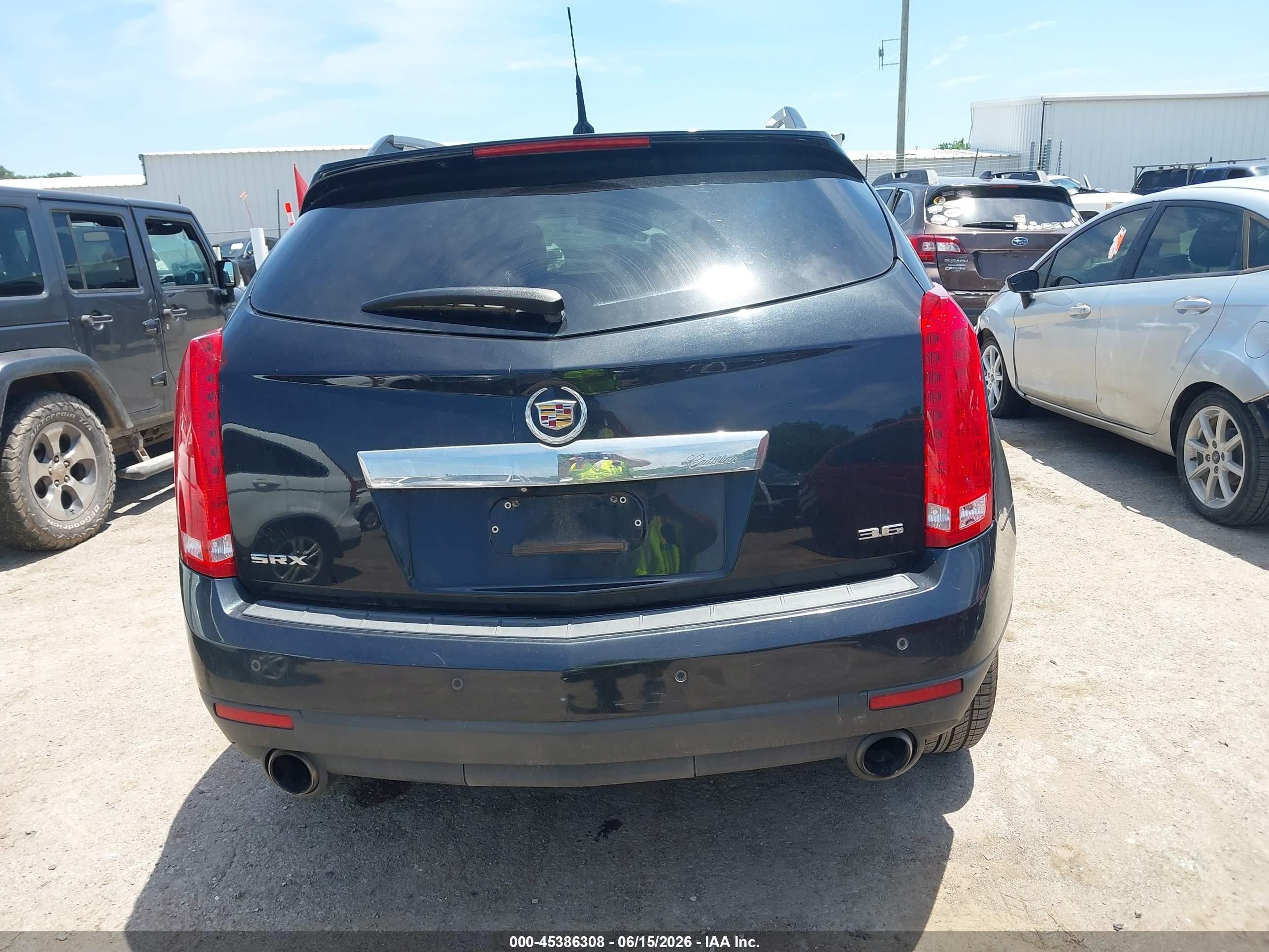 2012 Cadillac Srx Luxury Collection Black vin: 3GYFNAE32CS518641