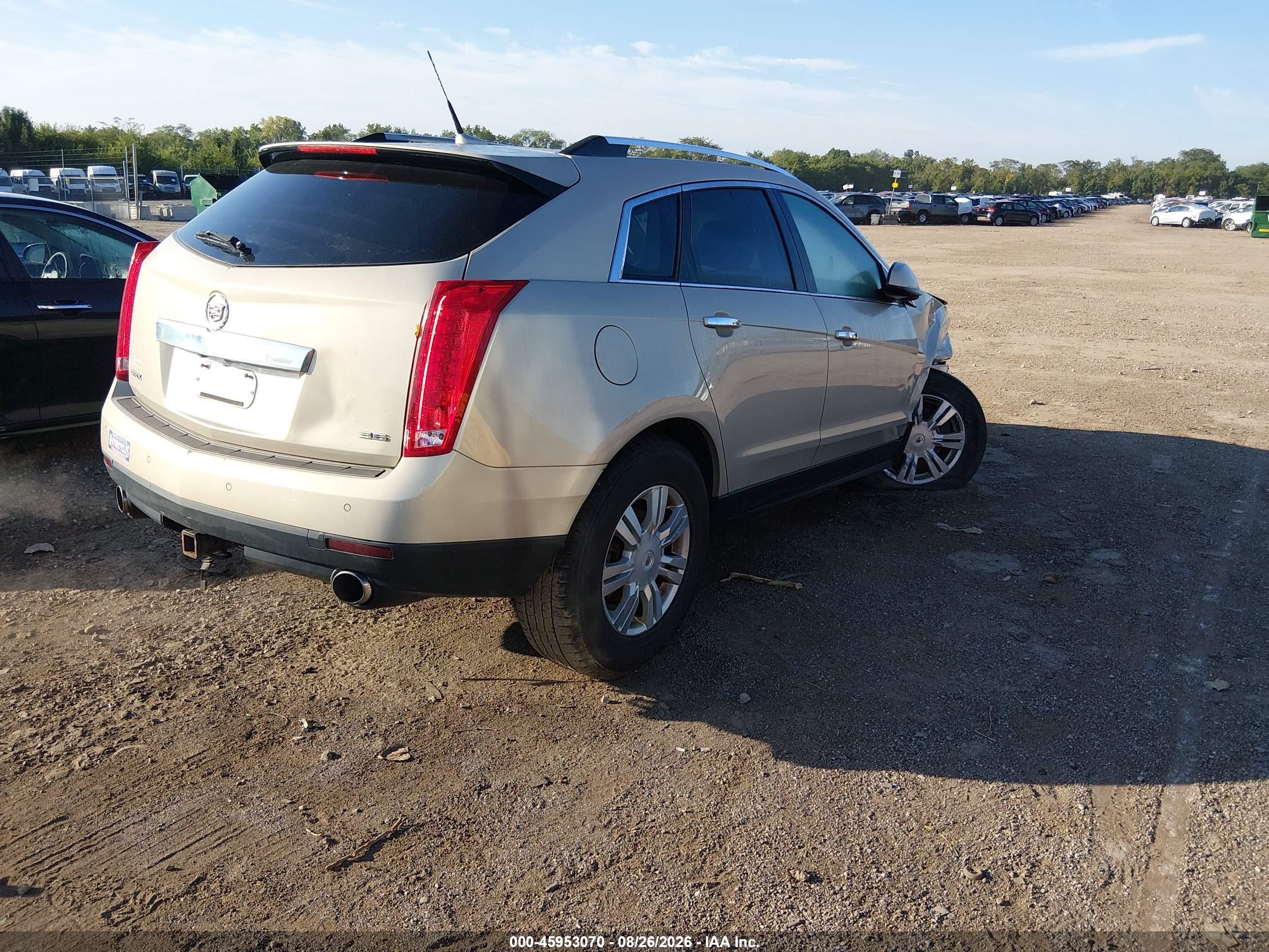 2012 Cadillac Srx Luxury Collection Gold vin: 3GYFNAE32CS567810