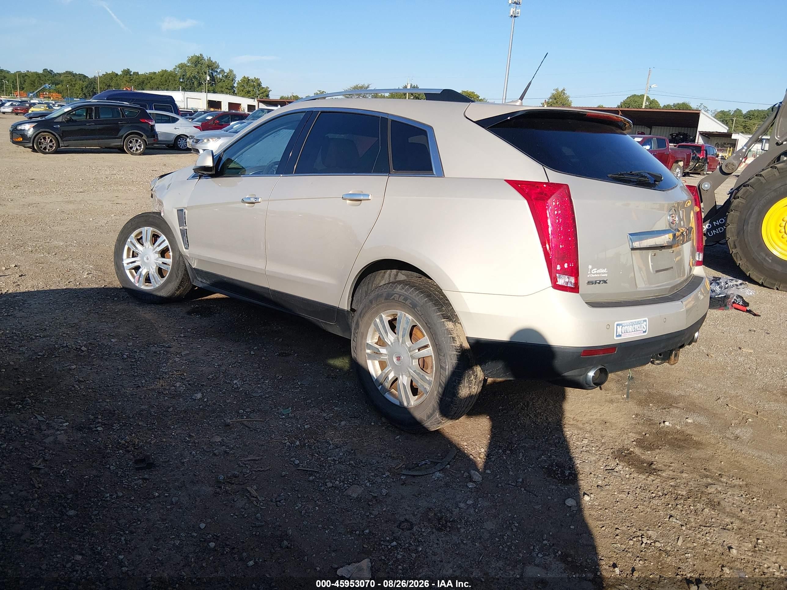 2012 Cadillac Srx Luxury Collection Gold vin: 3GYFNAE32CS567810