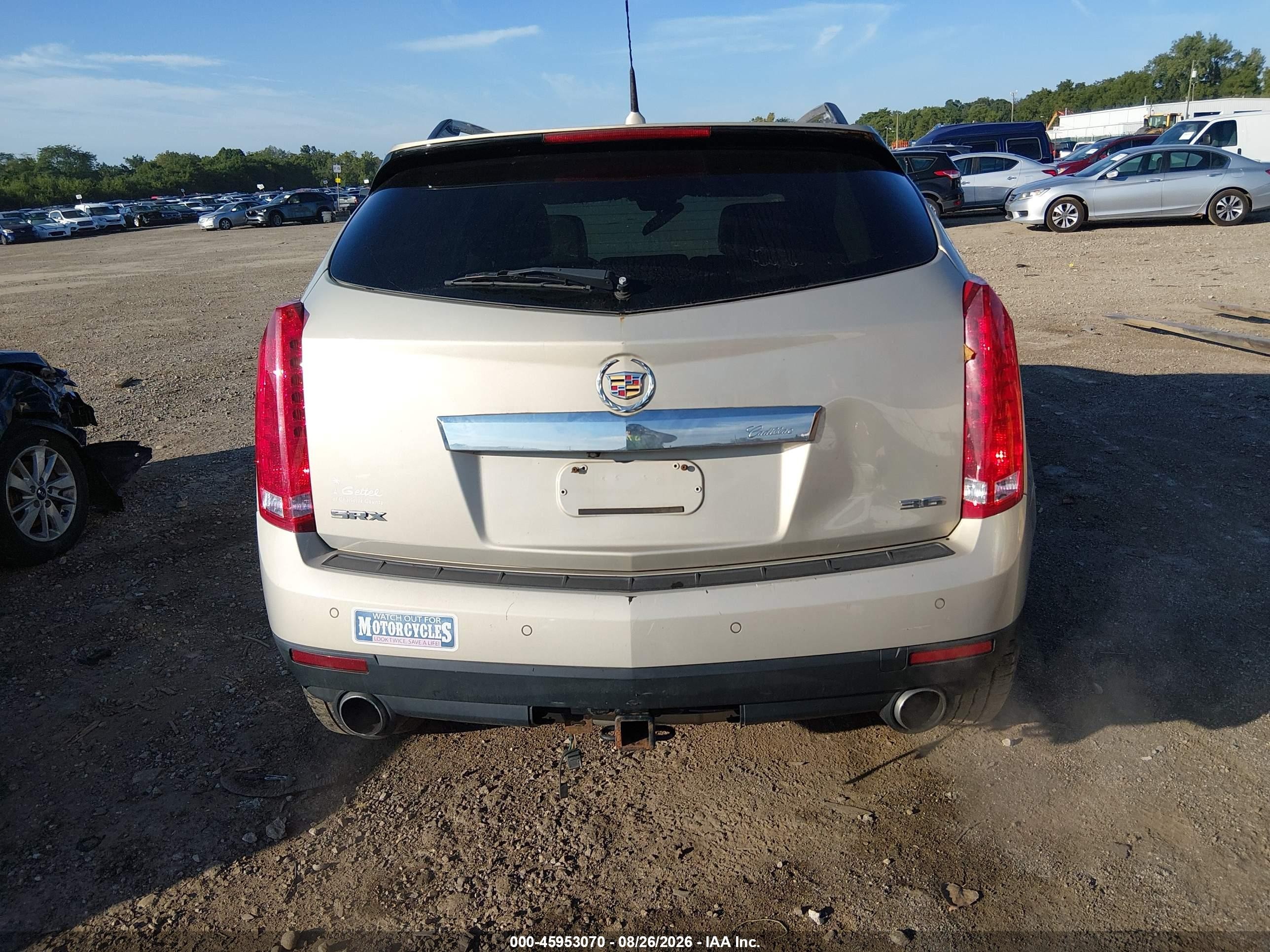 2012 Cadillac Srx Luxury Collection Gold vin: 3GYFNAE32CS567810
