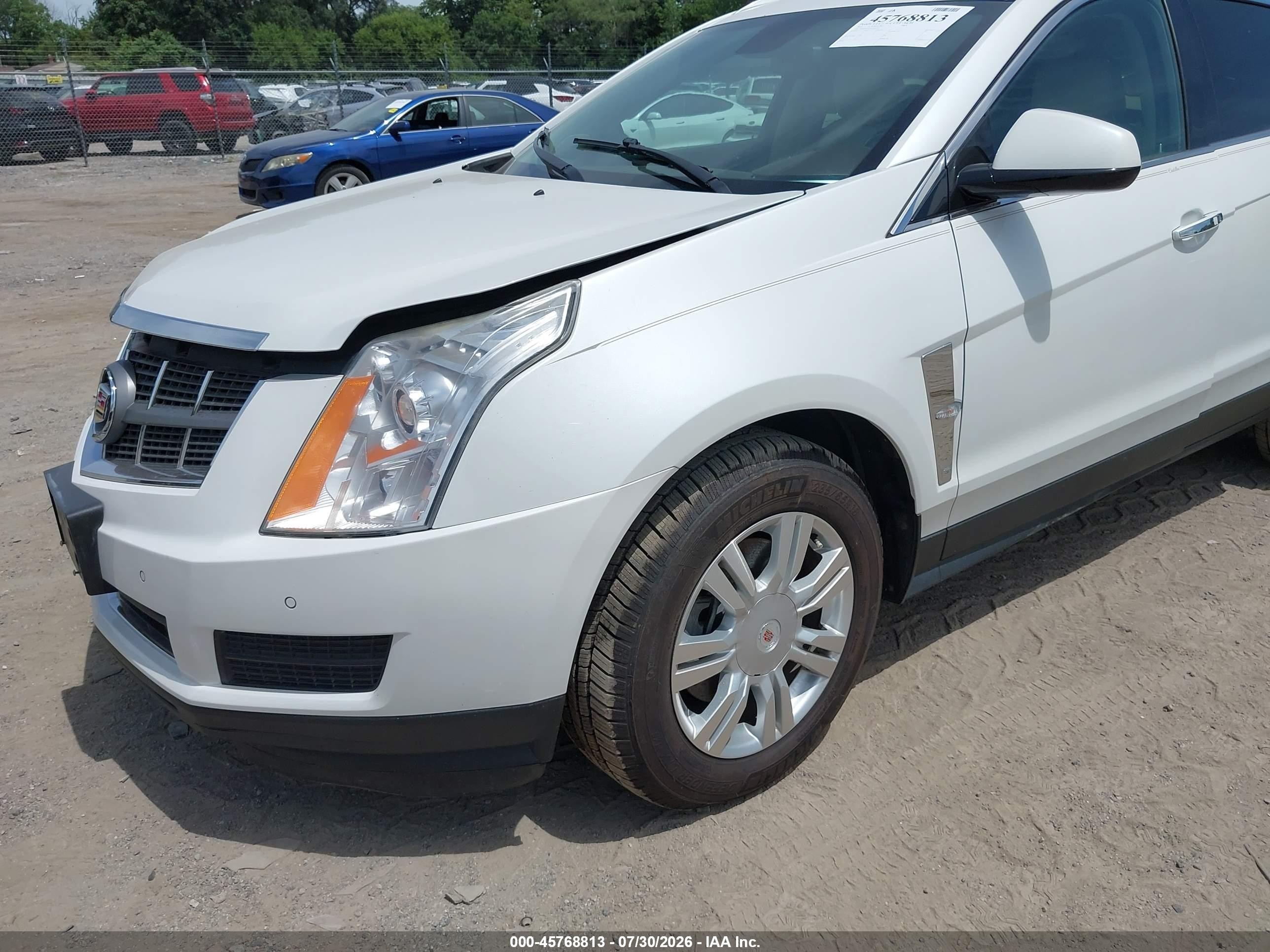2012 Cadillac Srx Luxury Collection White vin: 3GYFNAE32CS587314