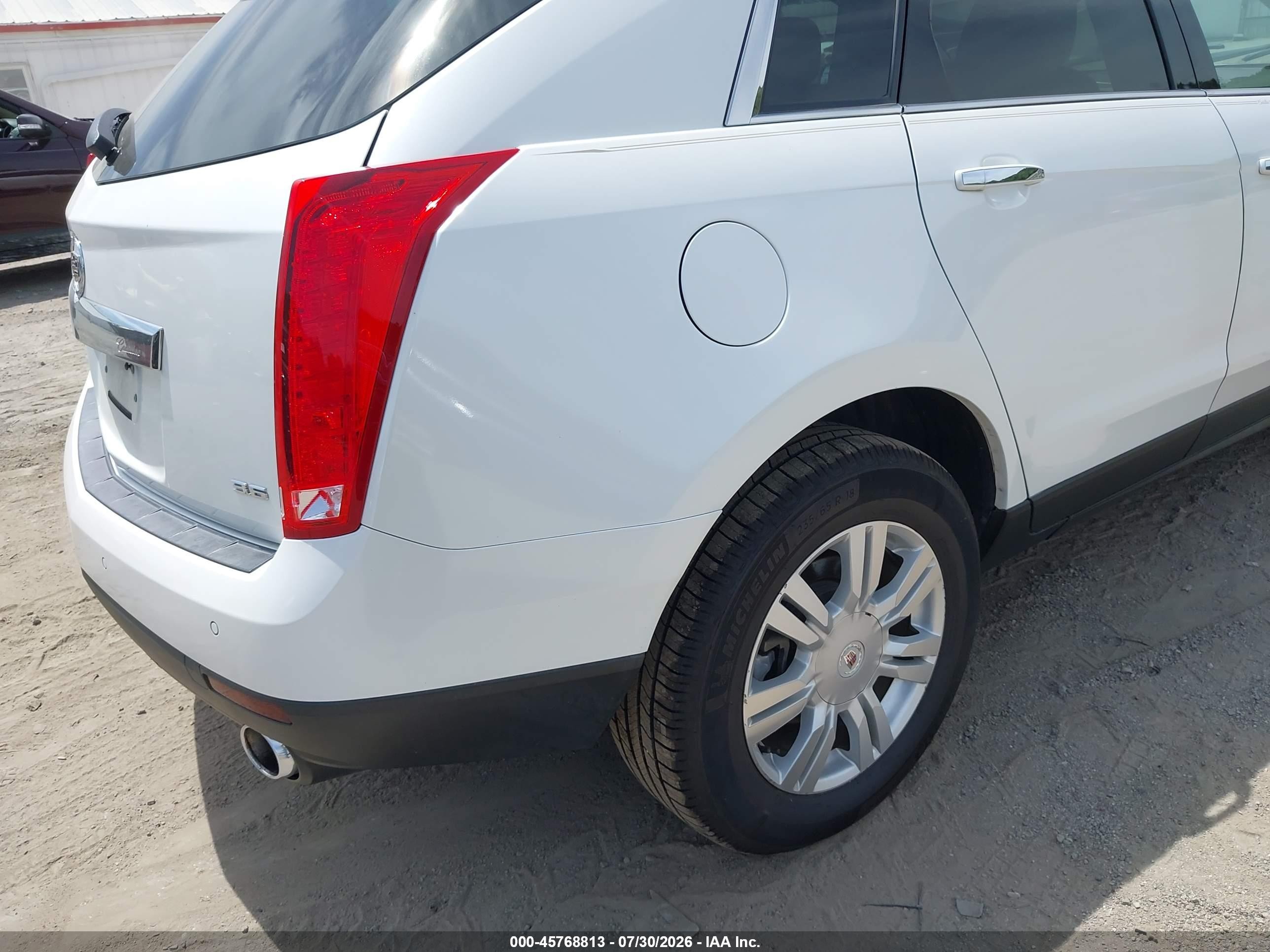 2012 Cadillac Srx Luxury Collection White vin: 3GYFNAE32CS587314