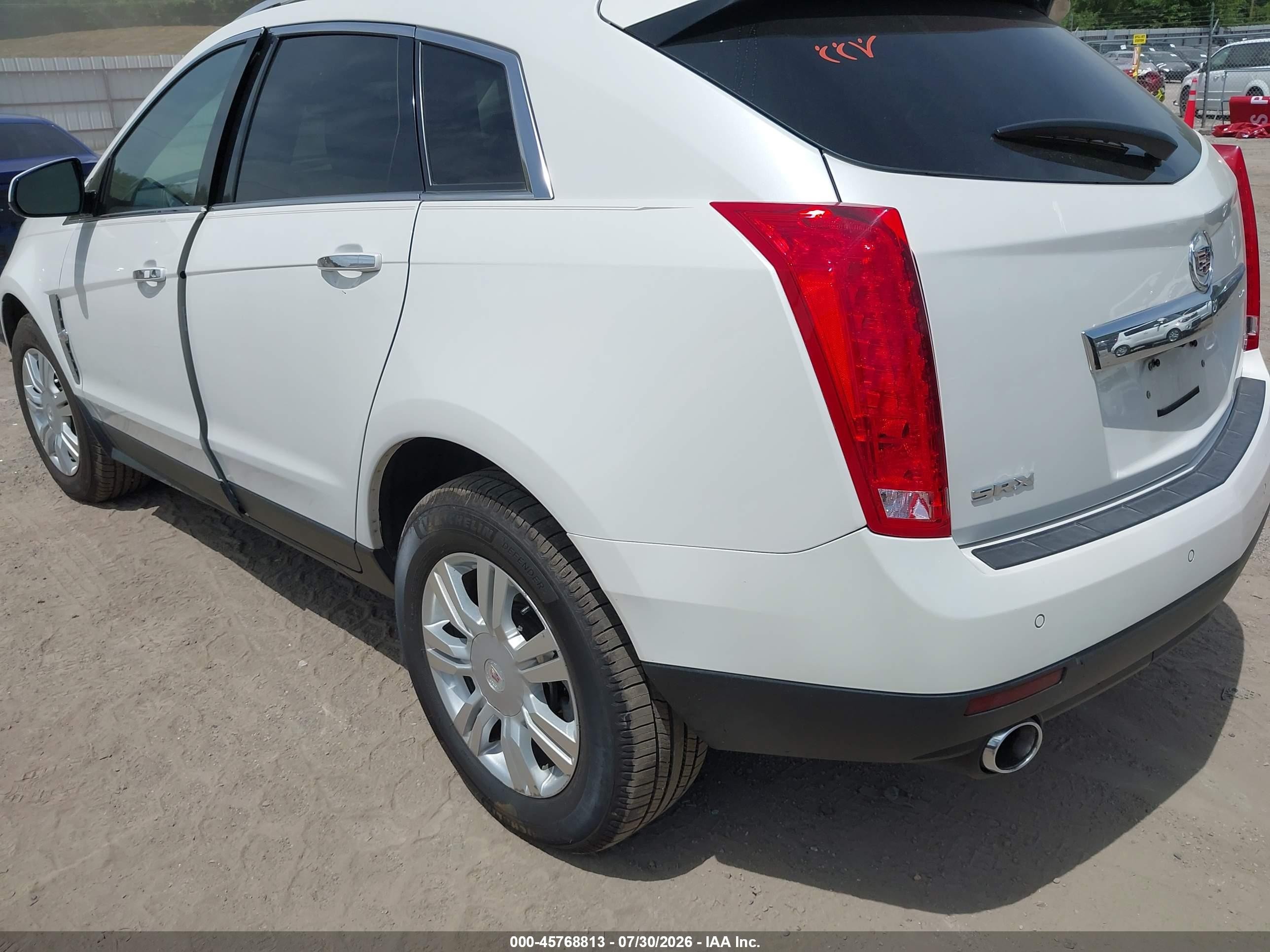 2012 Cadillac Srx Luxury Collection White vin: 3GYFNAE32CS587314