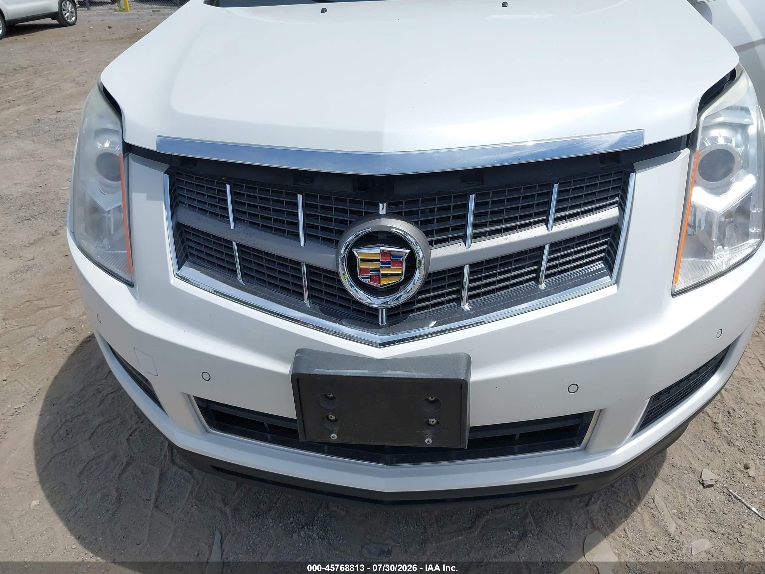 2012 Cadillac Srx Luxury Collection White vin: 3GYFNAE32CS587314