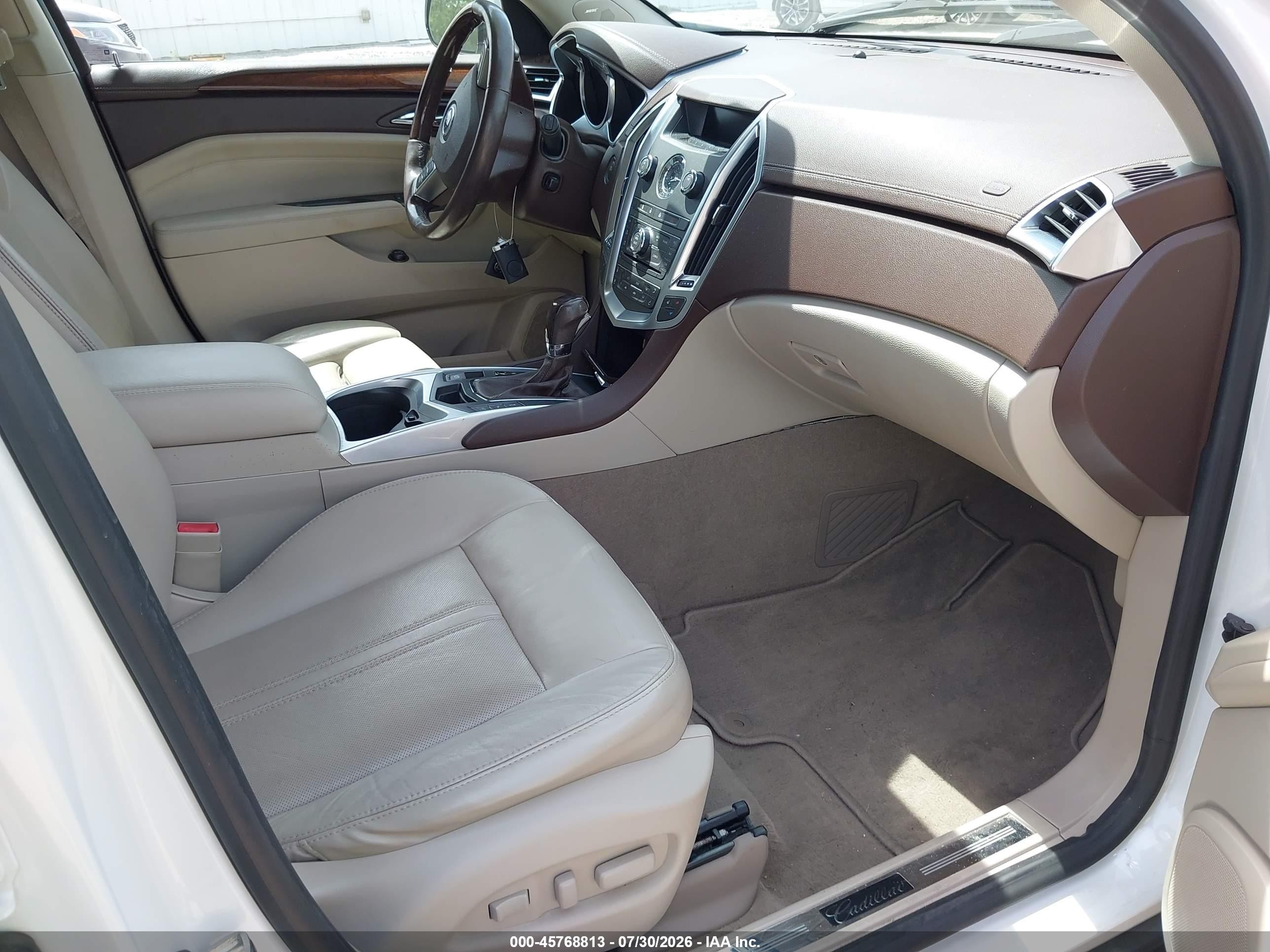 2012 Cadillac Srx Luxury Collection White vin: 3GYFNAE32CS587314