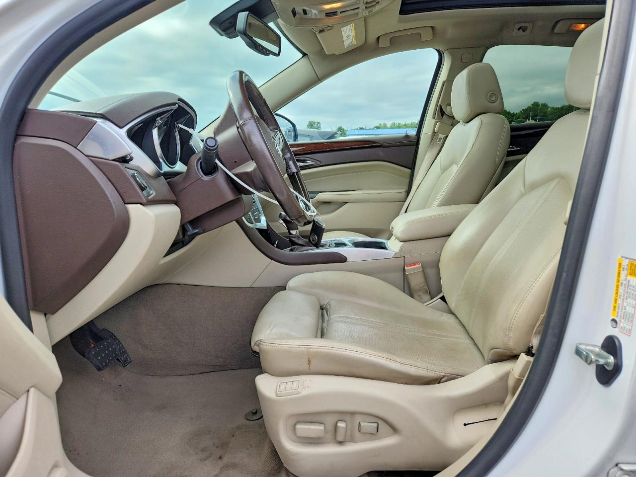 2012 Cadillac Srx Luxury Collection White vin: 3GYFNAE32CS605570