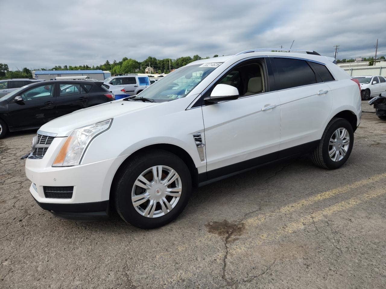 2012 Cadillac Srx Luxury Collection White vin: 3GYFNAE32CS605570