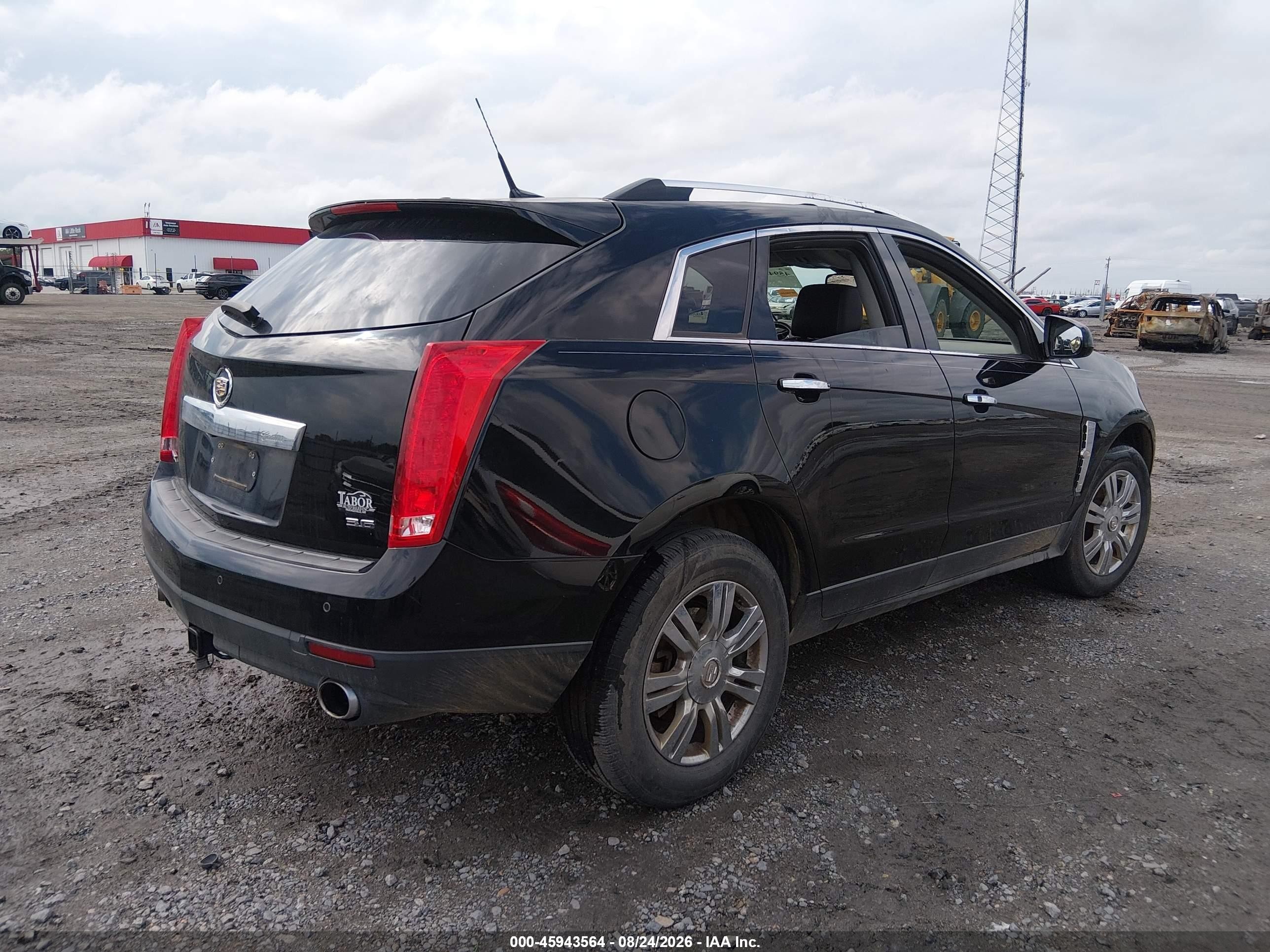2012 Cadillac Srx Luxury Collection Black vin: 3GYFNAE32CS658222