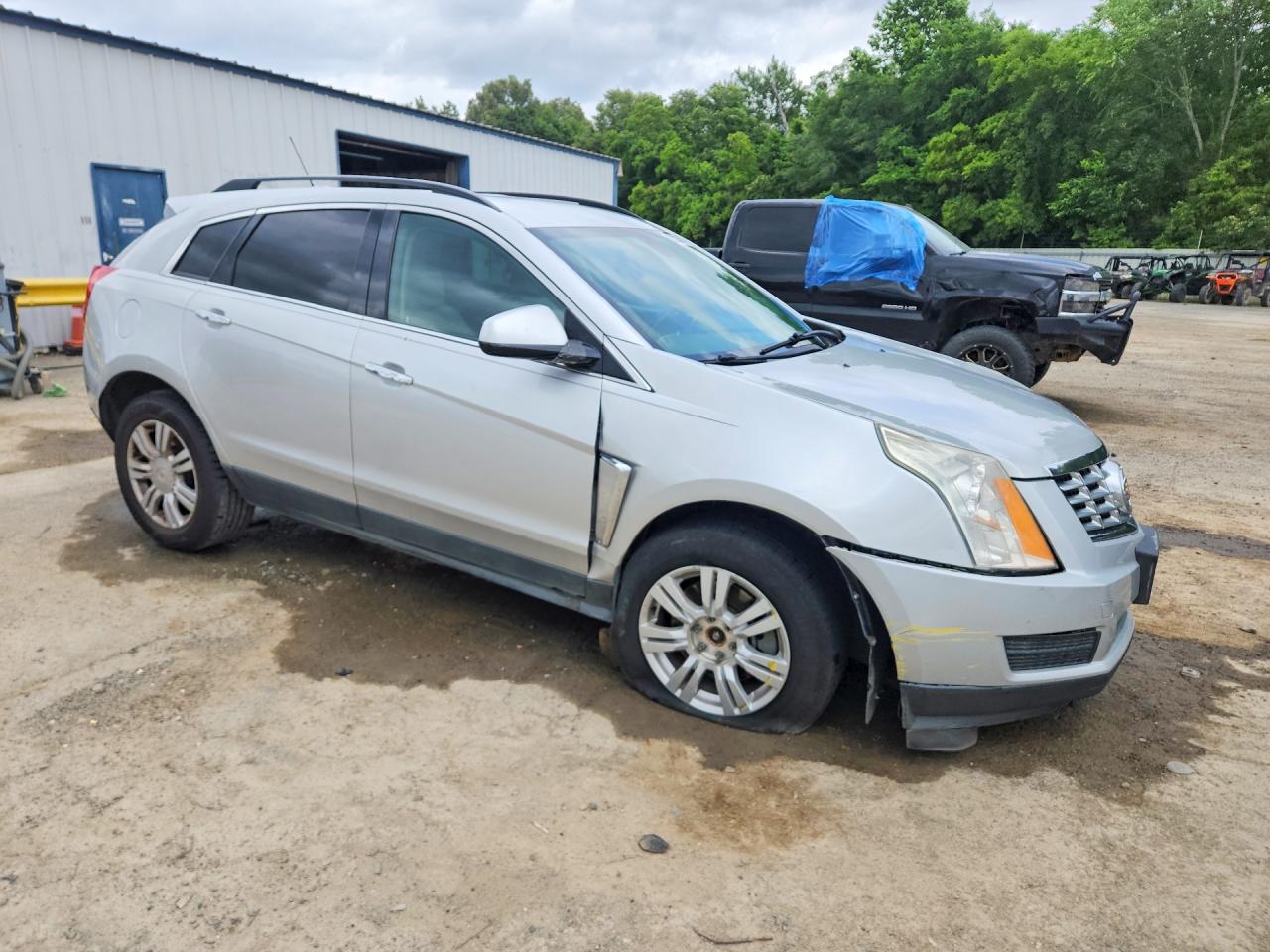 2015 Cadillac Srx Silver vin: 3GYFNAE32FS565740