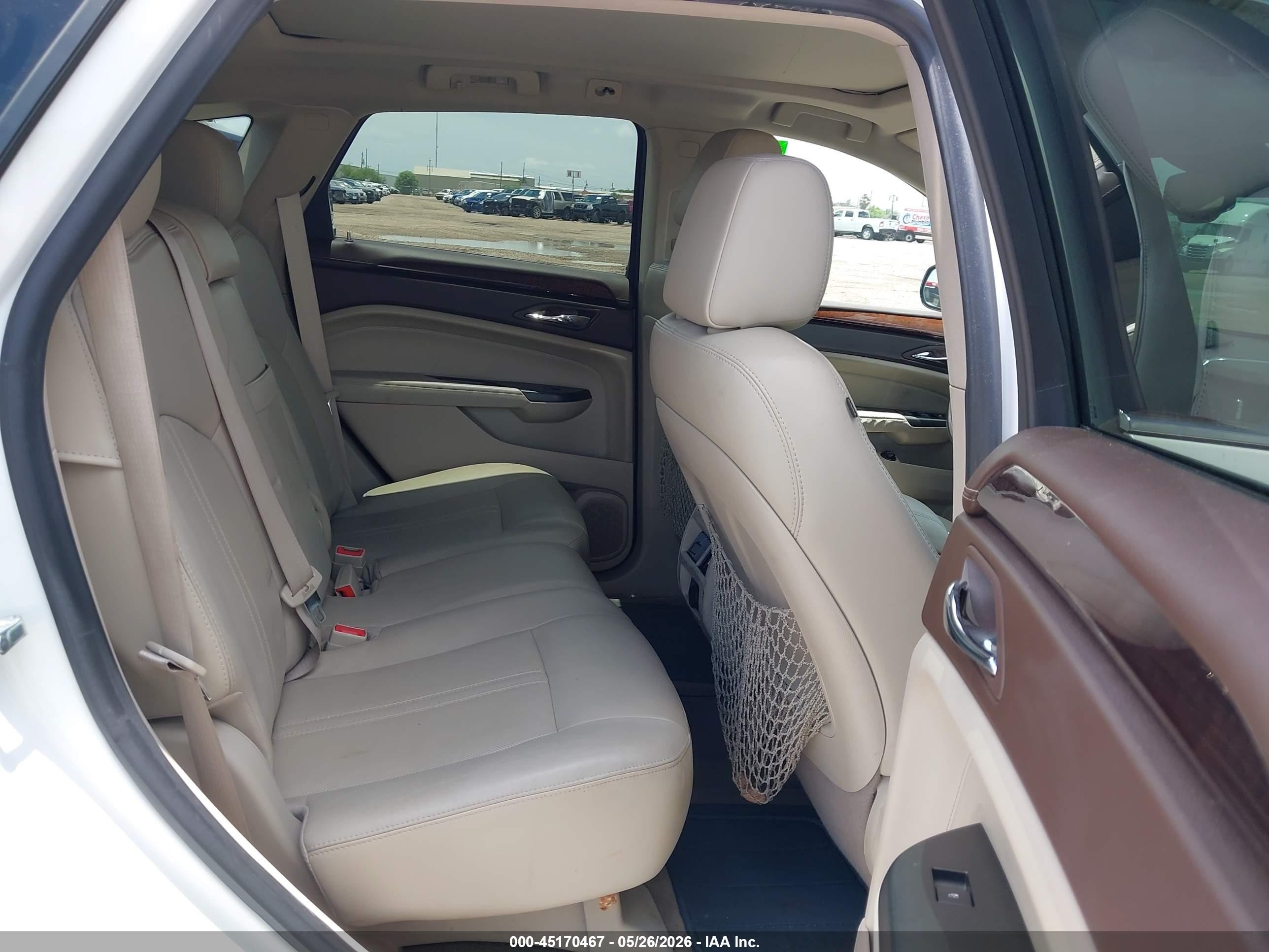 2012 Cadillac Srx Luxury Collection White vin: 3GYFNAE33CS543385