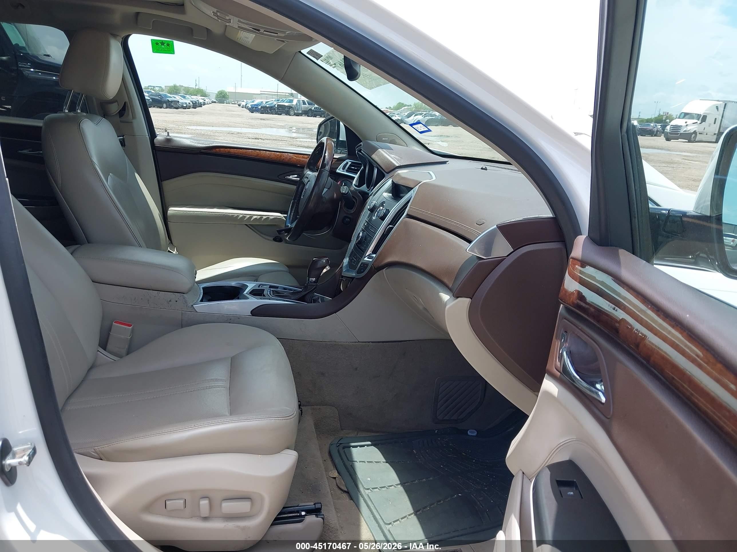 2012 Cadillac Srx Luxury Collection White vin: 3GYFNAE33CS543385