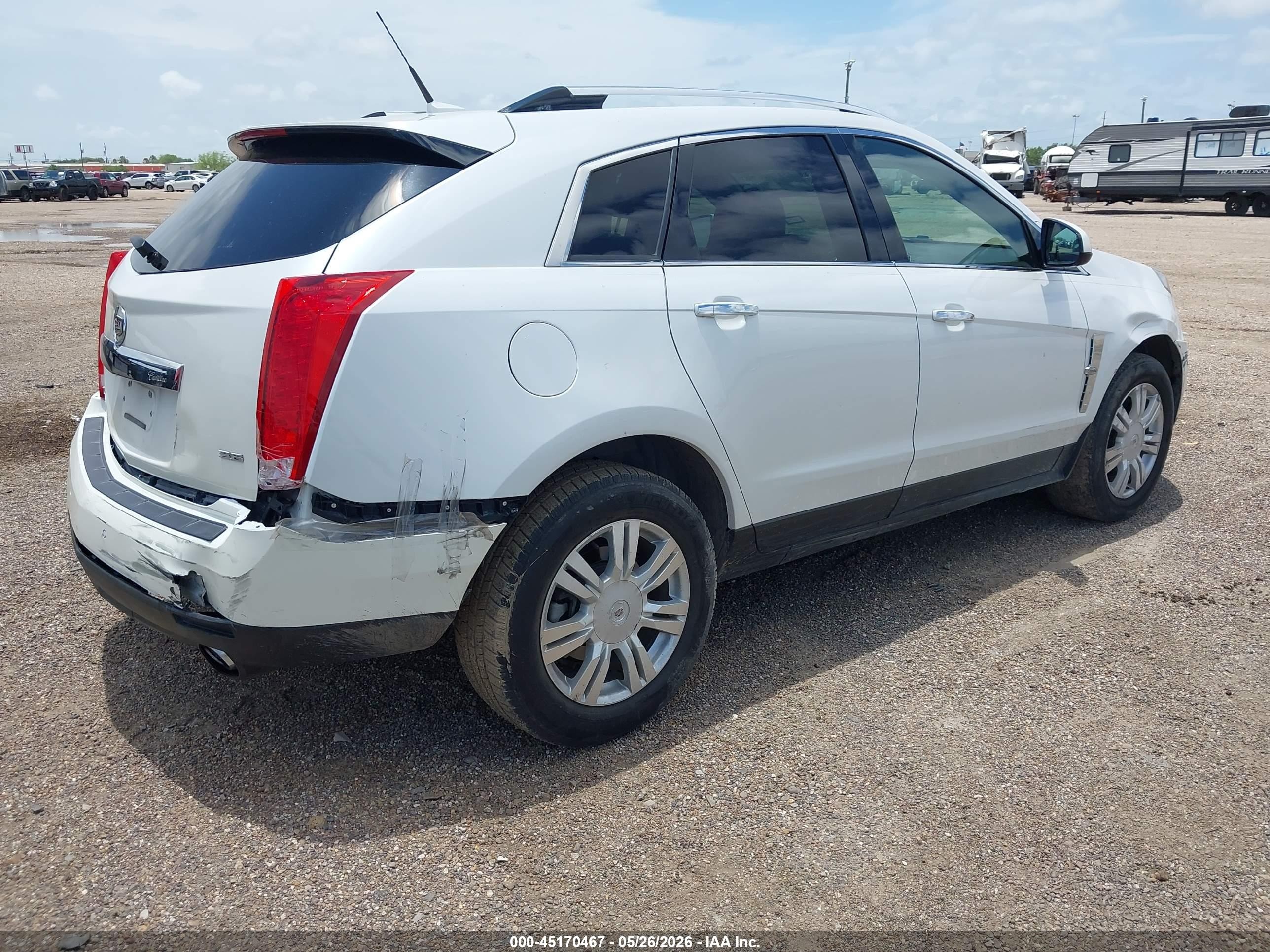 2012 Cadillac Srx Luxury Collection White vin: 3GYFNAE33CS543385