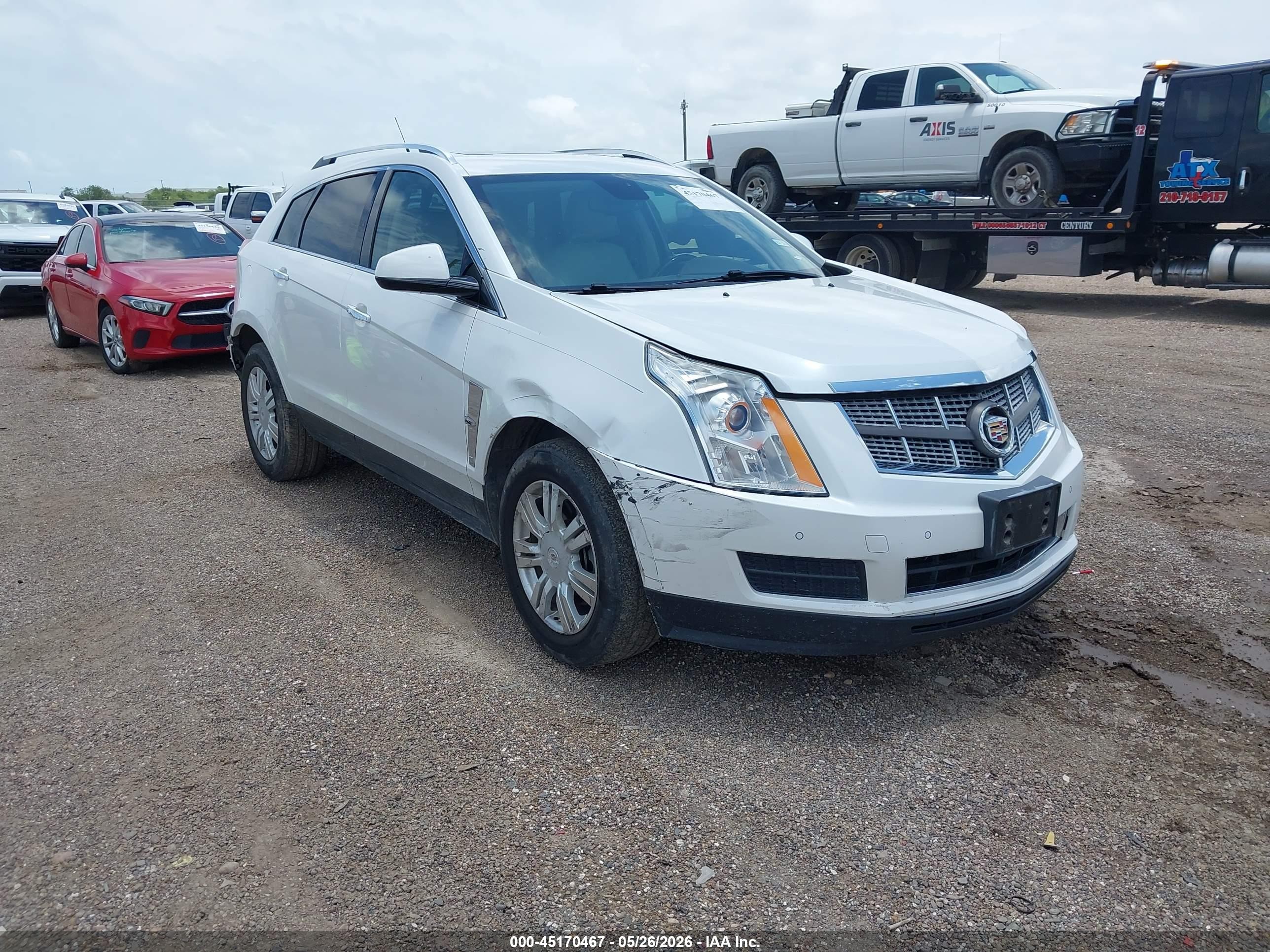 2012 Cadillac Srx Luxury Collection White vin: 3GYFNAE33CS543385