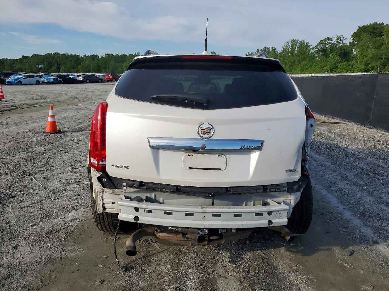 2012 Cadillac Srx Luxury Collection Белый vin: 3GYFNAE33CS627481