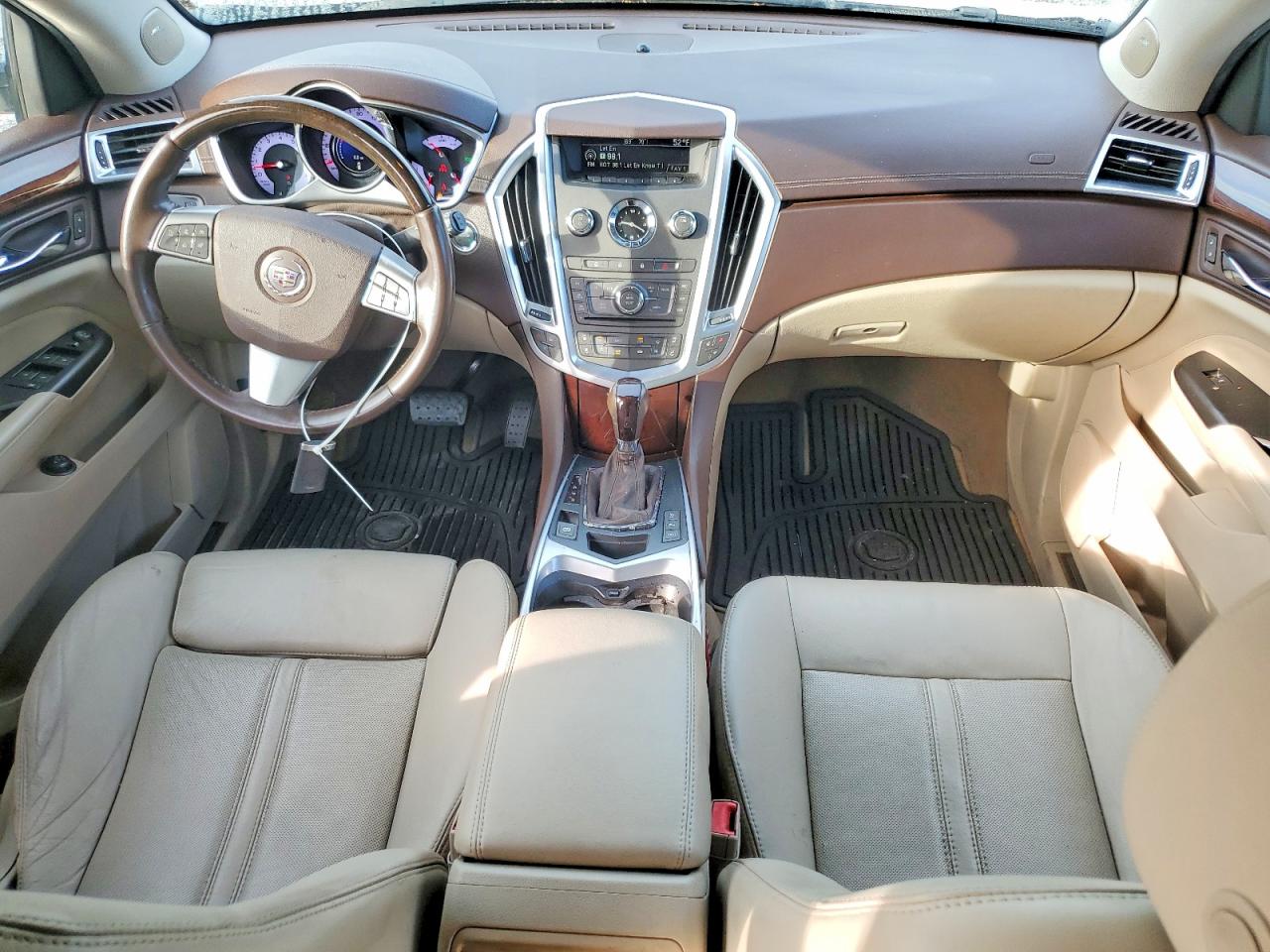 2012 Cadillac Srx Luxury Collection Белый vin: 3GYFNAE33CS627481