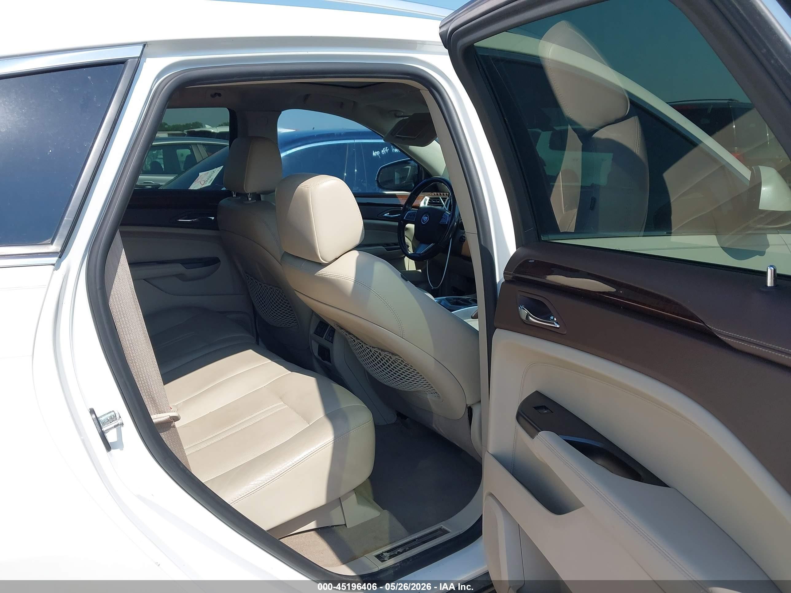 2012 Cadillac Srx Luxury Collection White vin: 3GYFNAE33CS654695