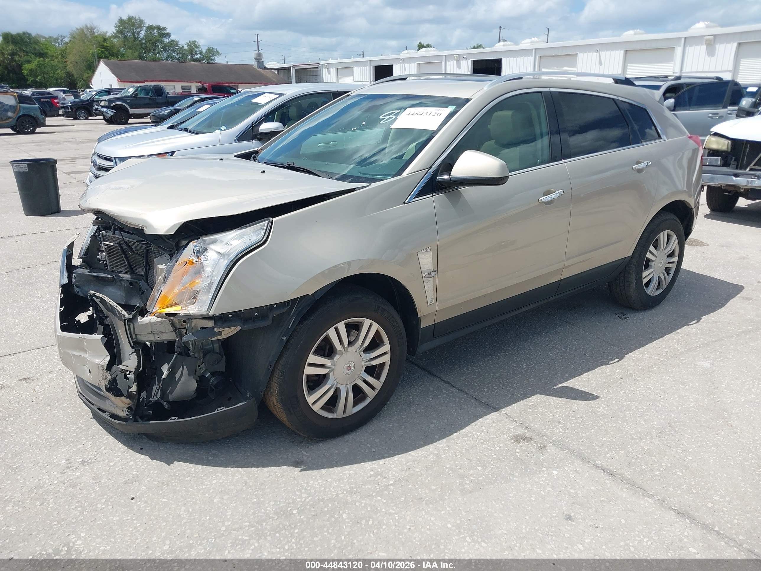 2012 Cadillac Srx Luxury Collection Champagne vin: 3GYFNAE34CS518558