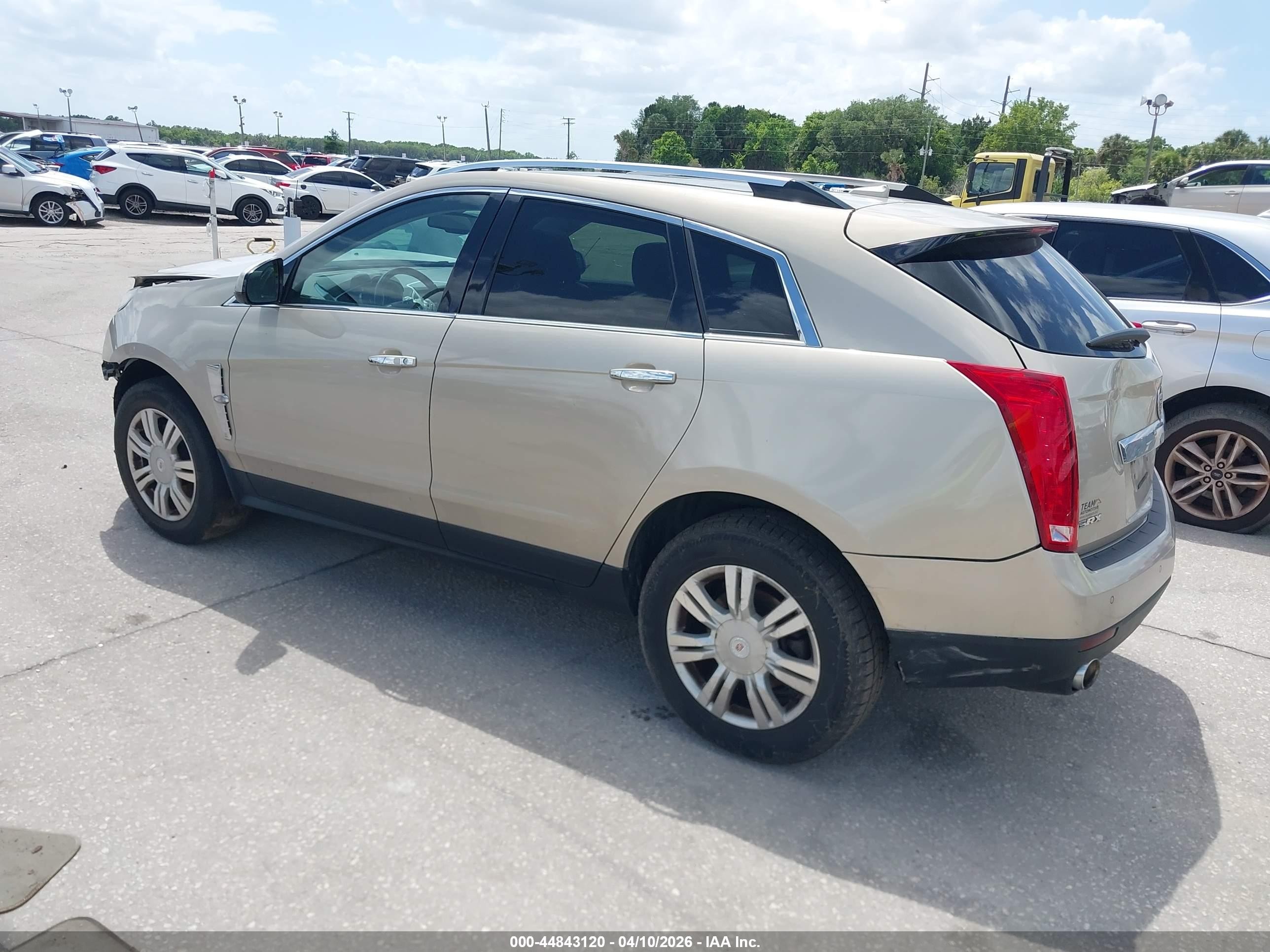 2012 Cadillac Srx Luxury Collection Champagne vin: 3GYFNAE34CS518558