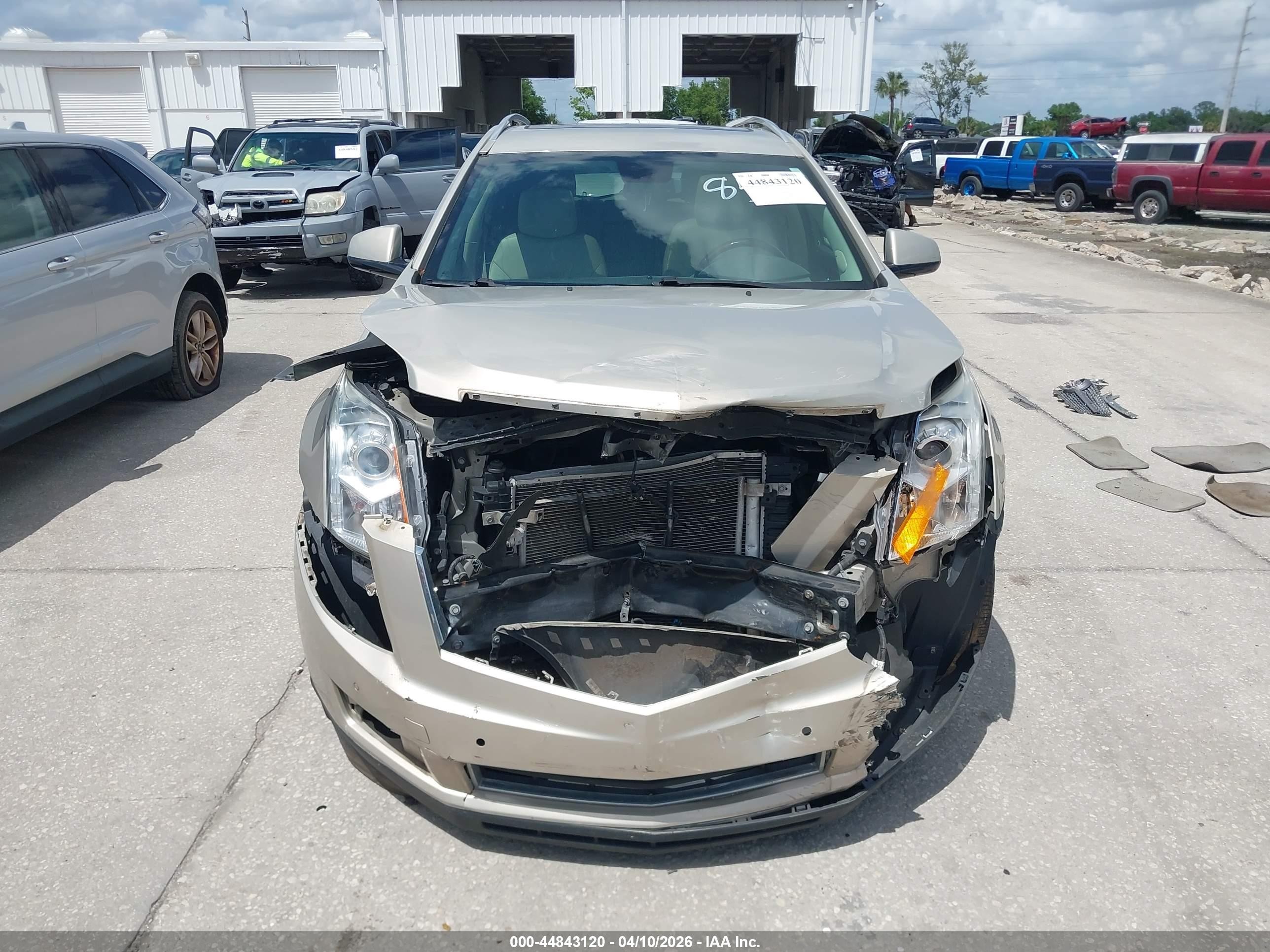 2012 Cadillac Srx Luxury Collection Champagne vin: 3GYFNAE34CS518558