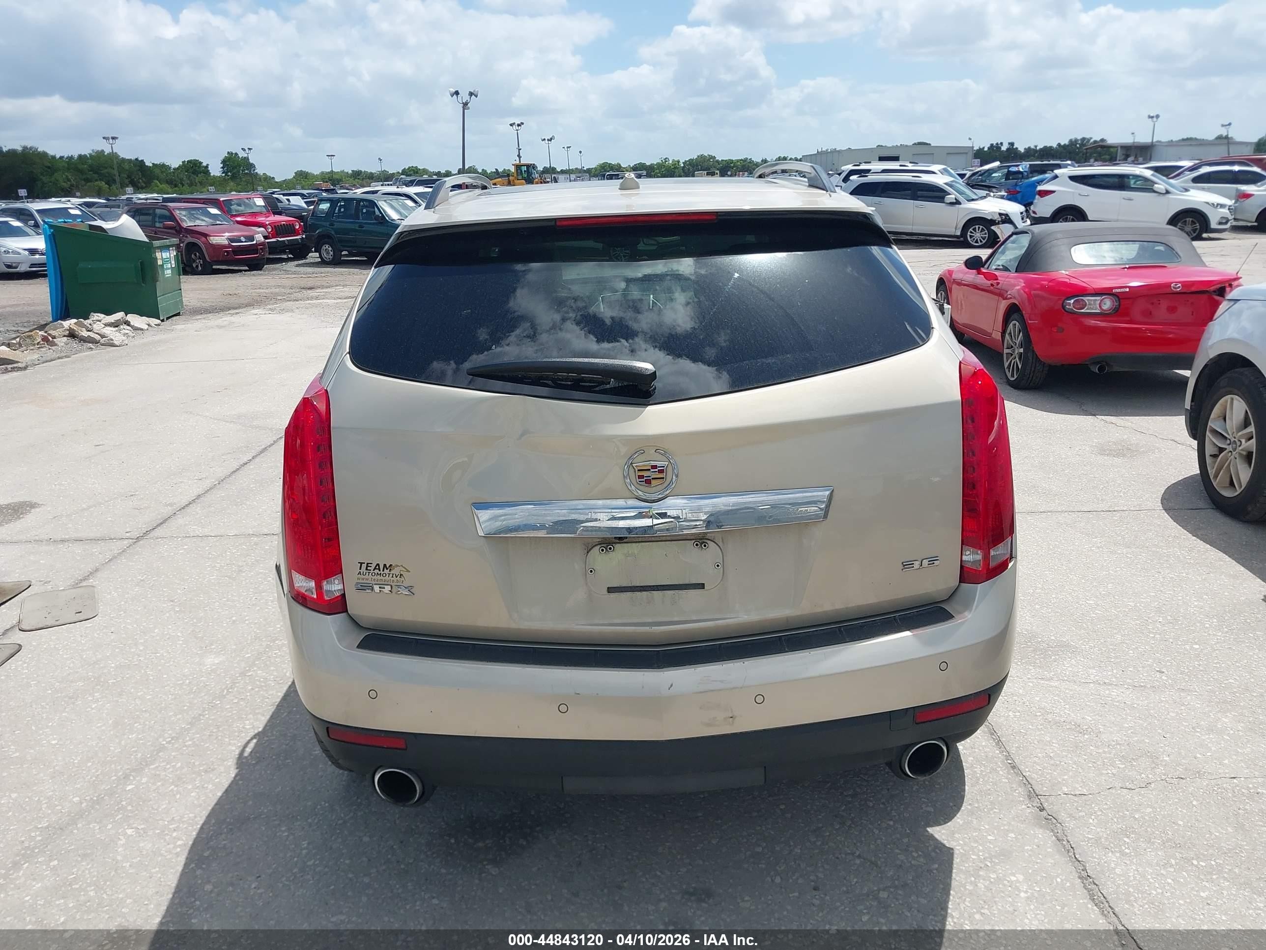 2012 Cadillac Srx Luxury Collection Champagne vin: 3GYFNAE34CS518558