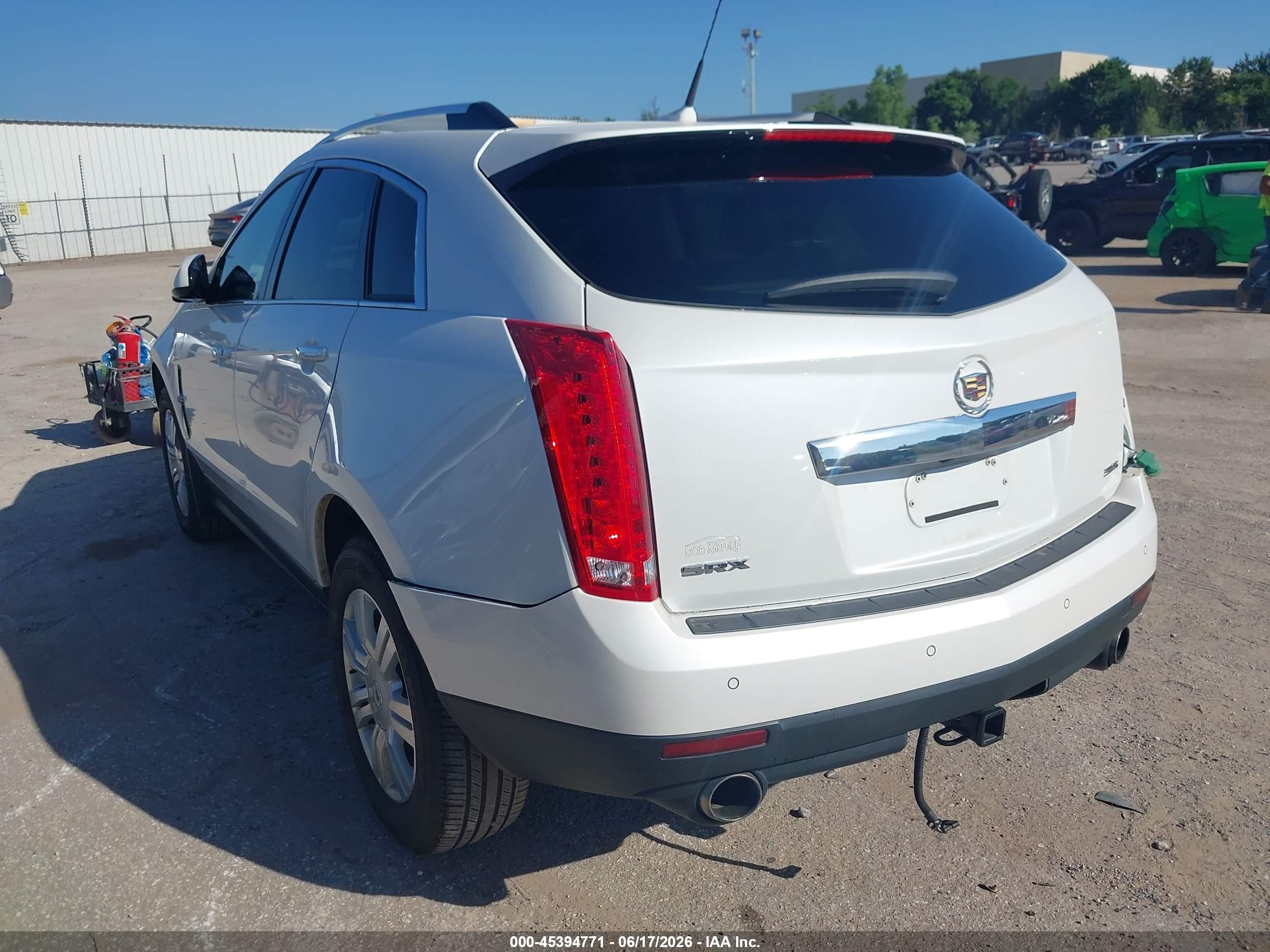 2012 Cadillac Srx Luxury Collection White vin: 3GYFNAE34CS570613