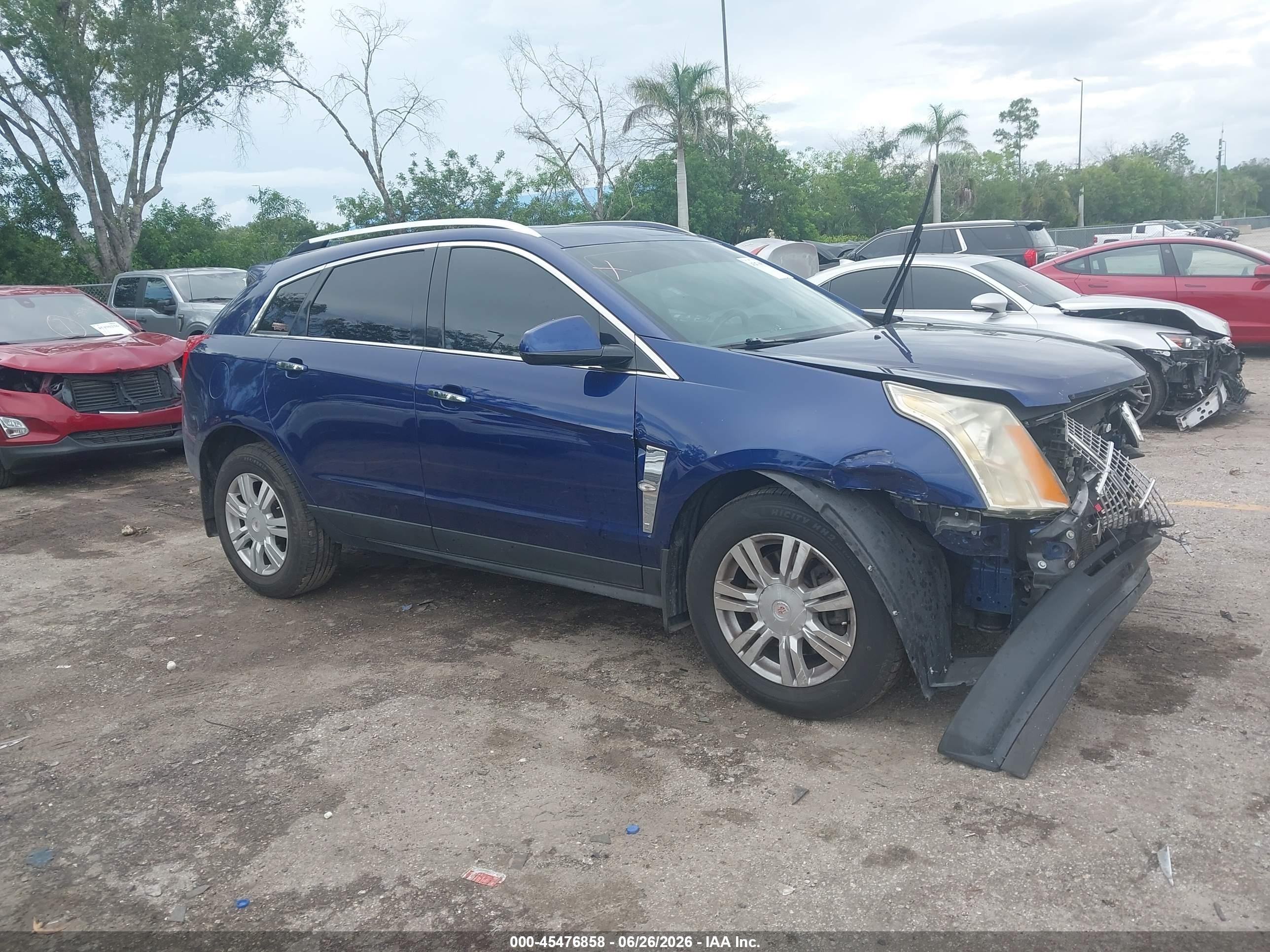 2012 Cadillac Srx Luxury Collection Blue vin: 3GYFNAE34CS613895