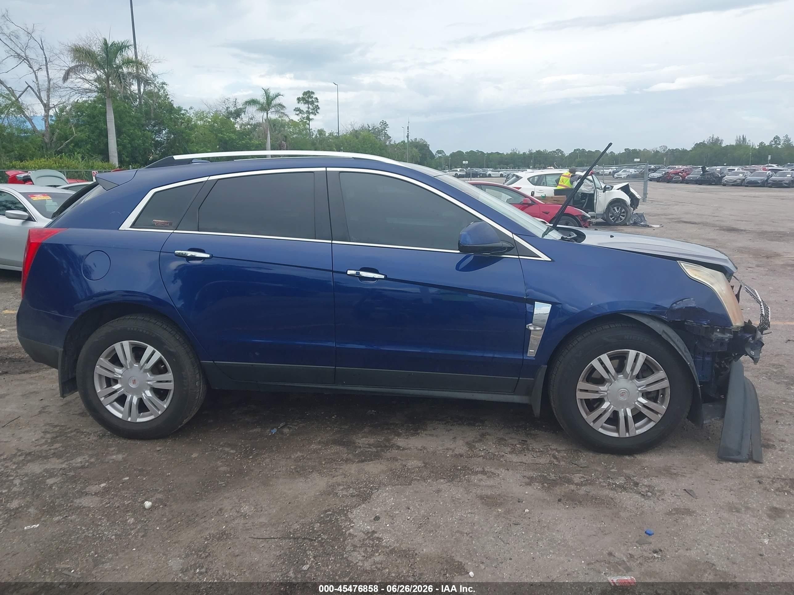 2012 Cadillac Srx Luxury Collection Blue vin: 3GYFNAE34CS613895