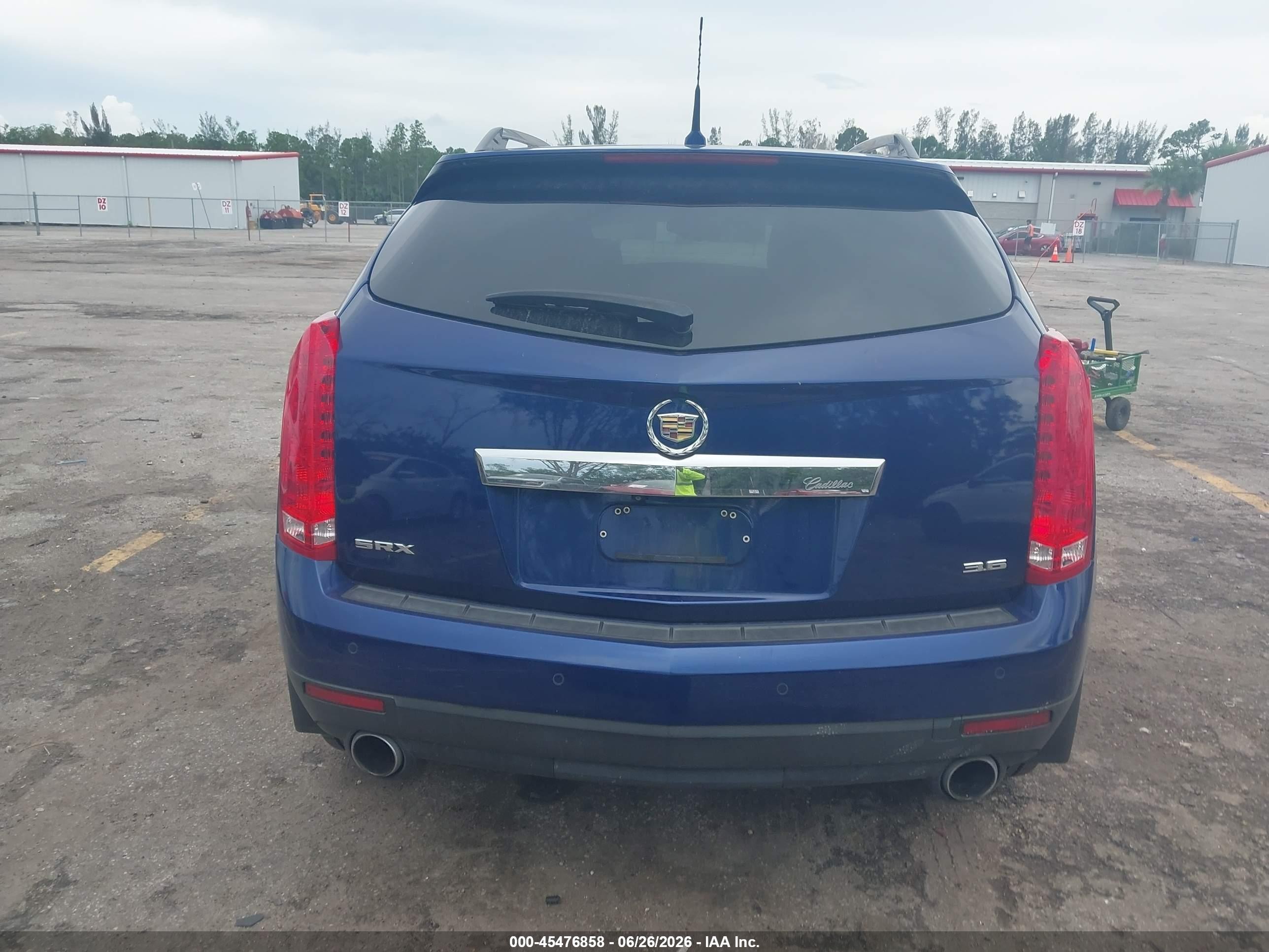 2012 Cadillac Srx Luxury Collection Blue vin: 3GYFNAE34CS613895