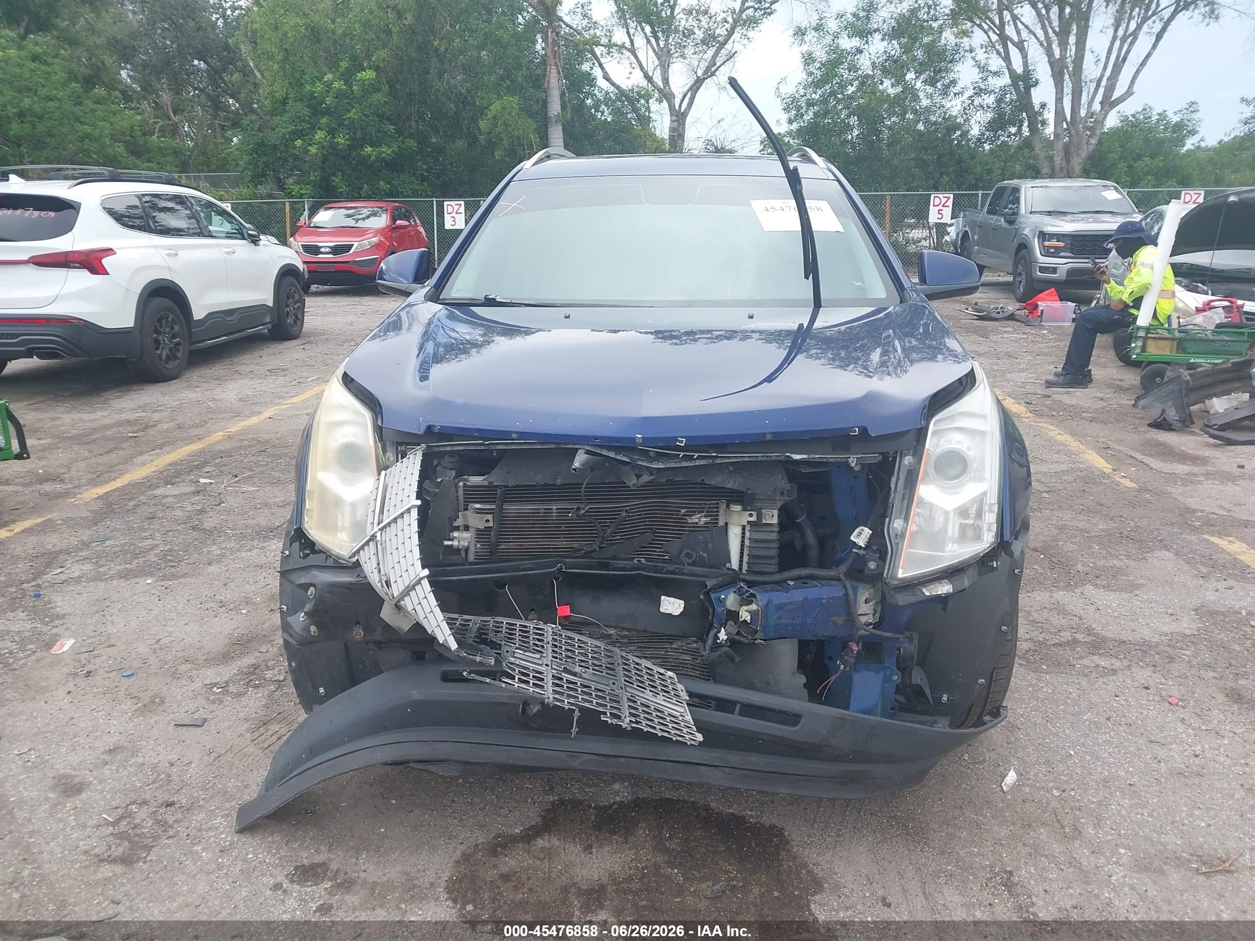 2012 Cadillac Srx Luxury Collection Blue vin: 3GYFNAE34CS613895