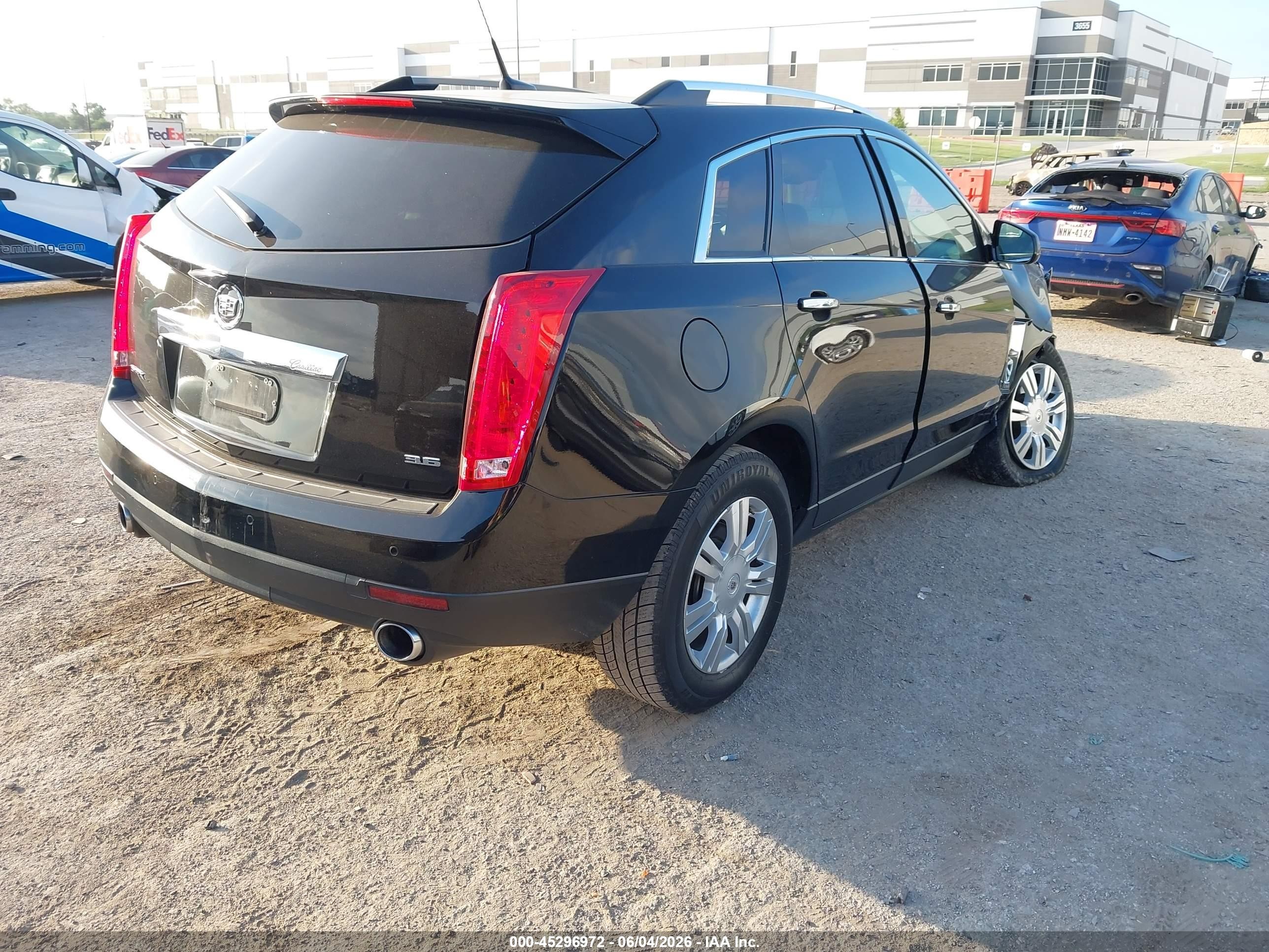 2012 Cadillac Srx Luxury Collection Black vin: 3GYFNAE34CS616392