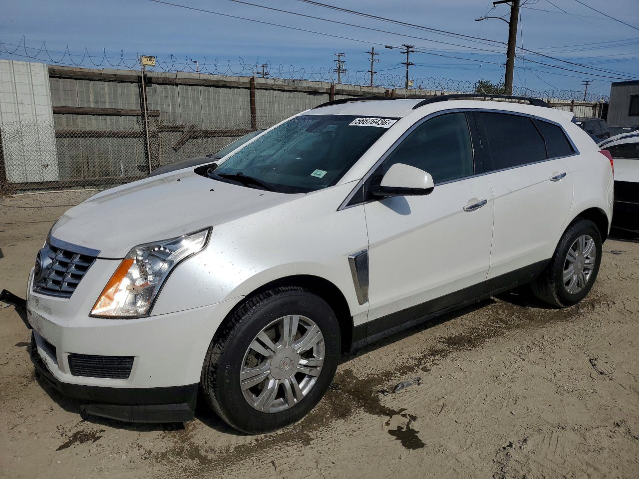2014 Cadillac Srx White vin: 3GYFNAE34ES576351
