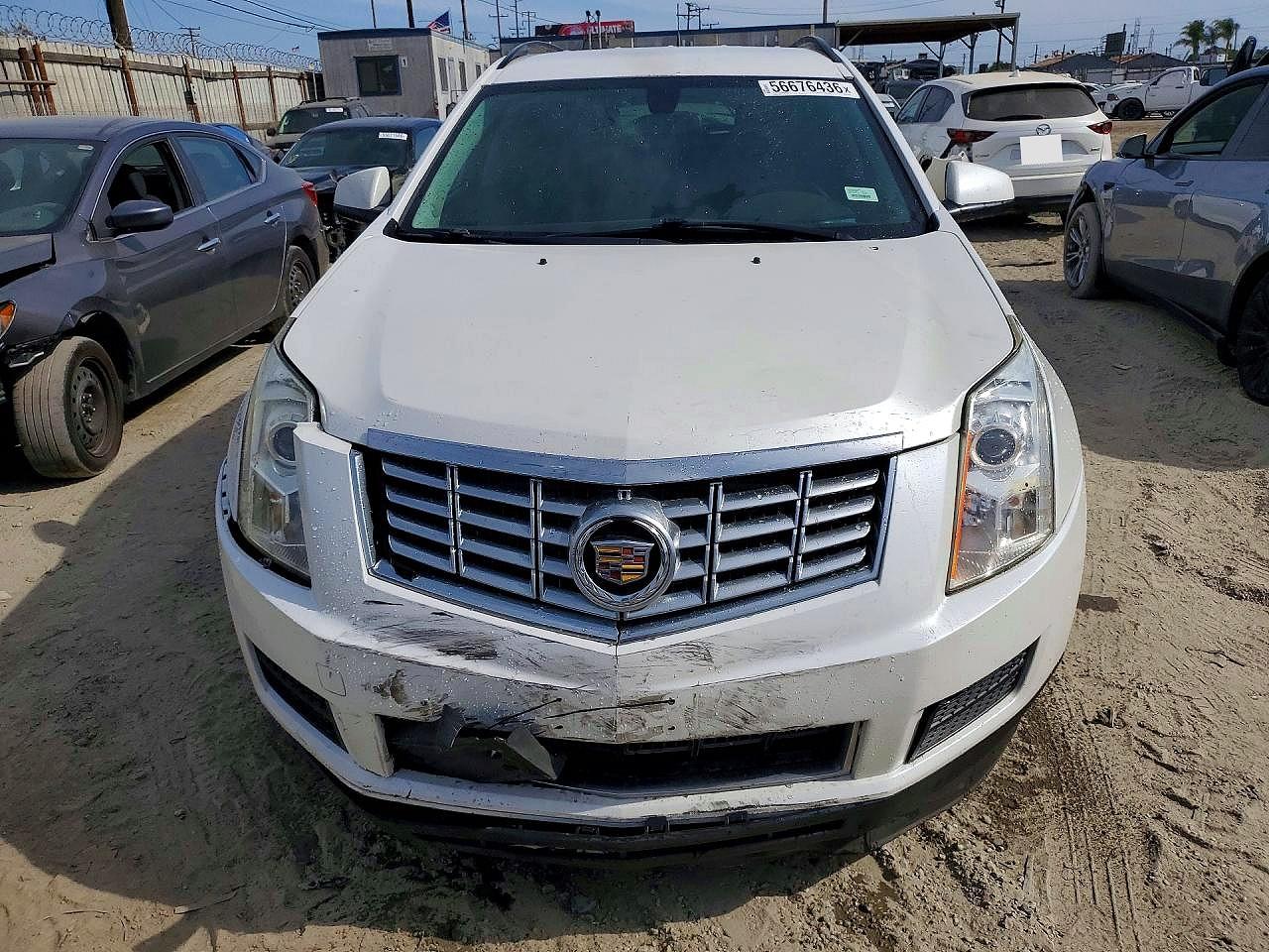 2014 Cadillac Srx White vin: 3GYFNAE34ES576351
