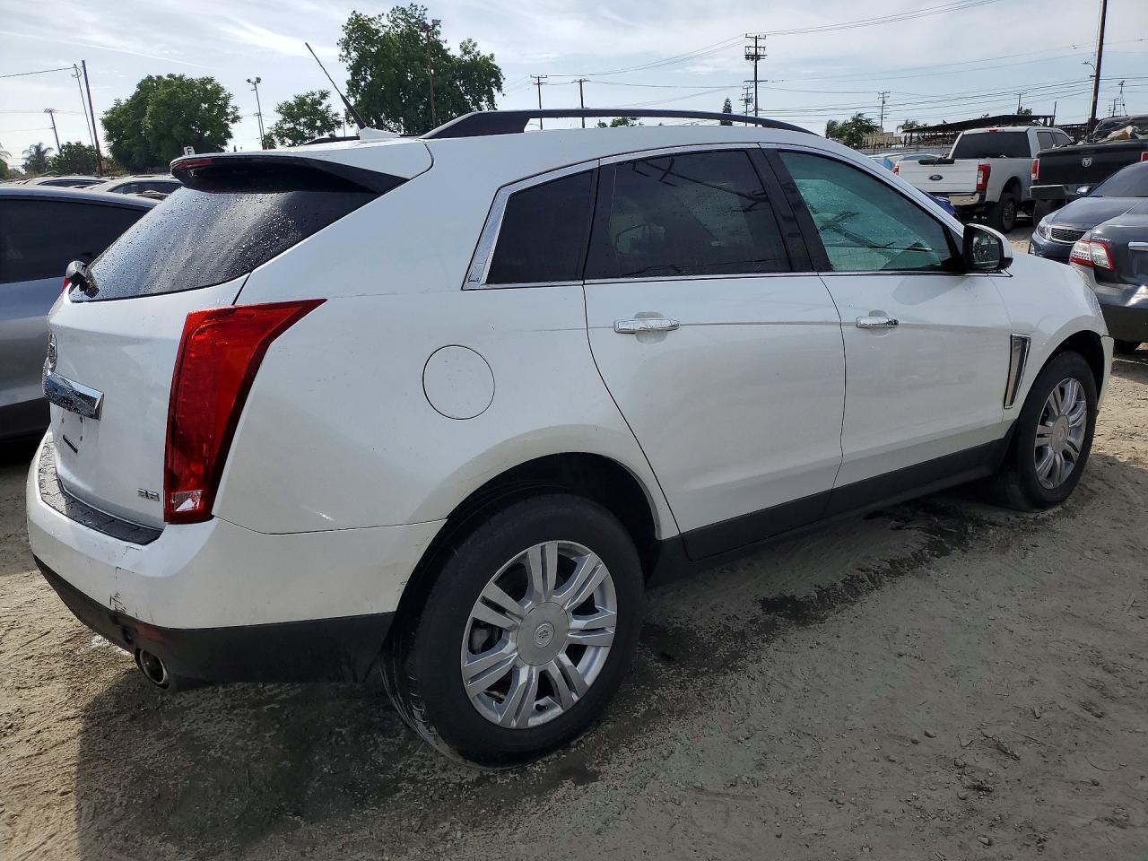 2014 Cadillac Srx White vin: 3GYFNAE34ES576351