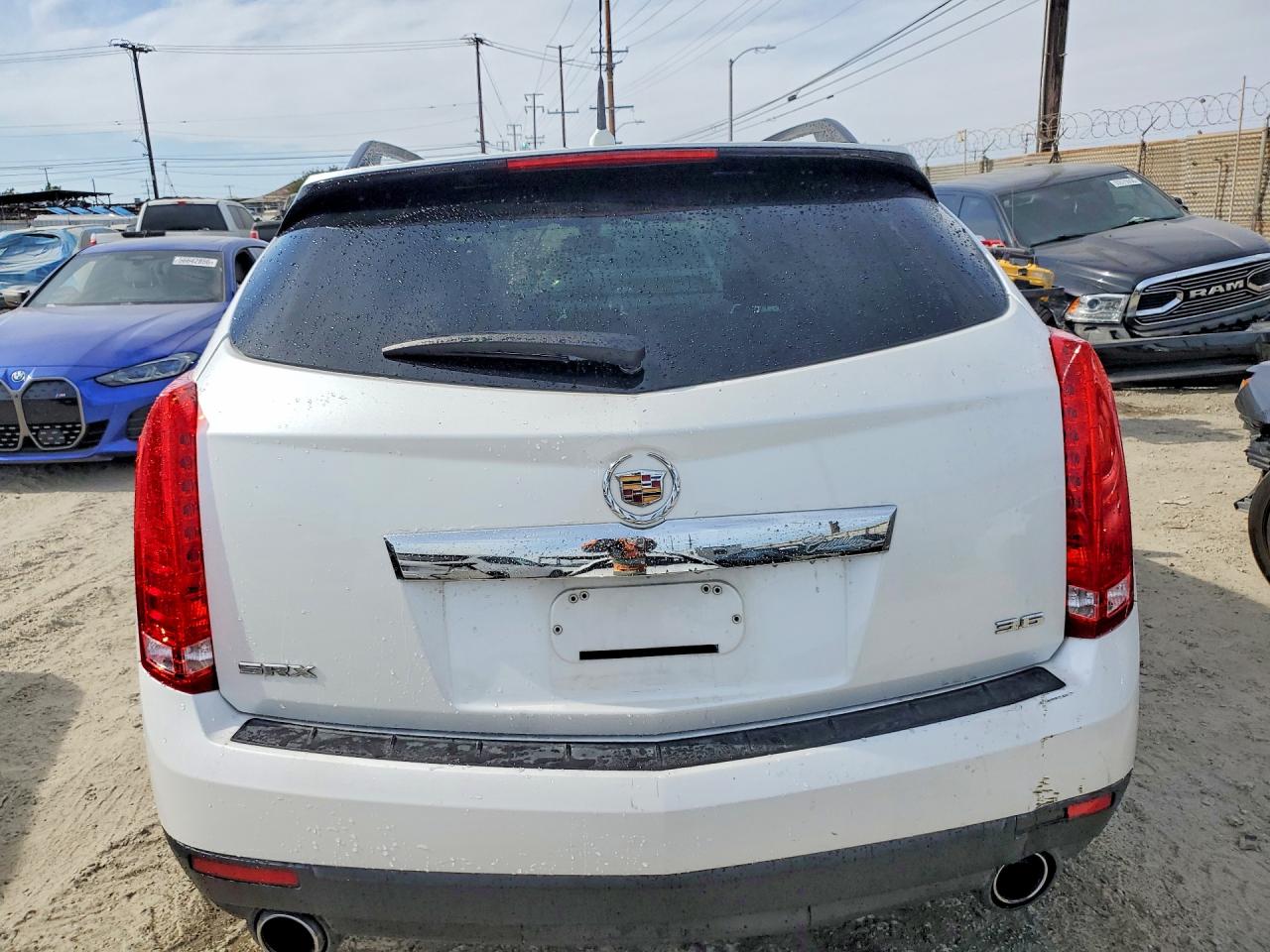 2014 Cadillac Srx White vin: 3GYFNAE34ES576351