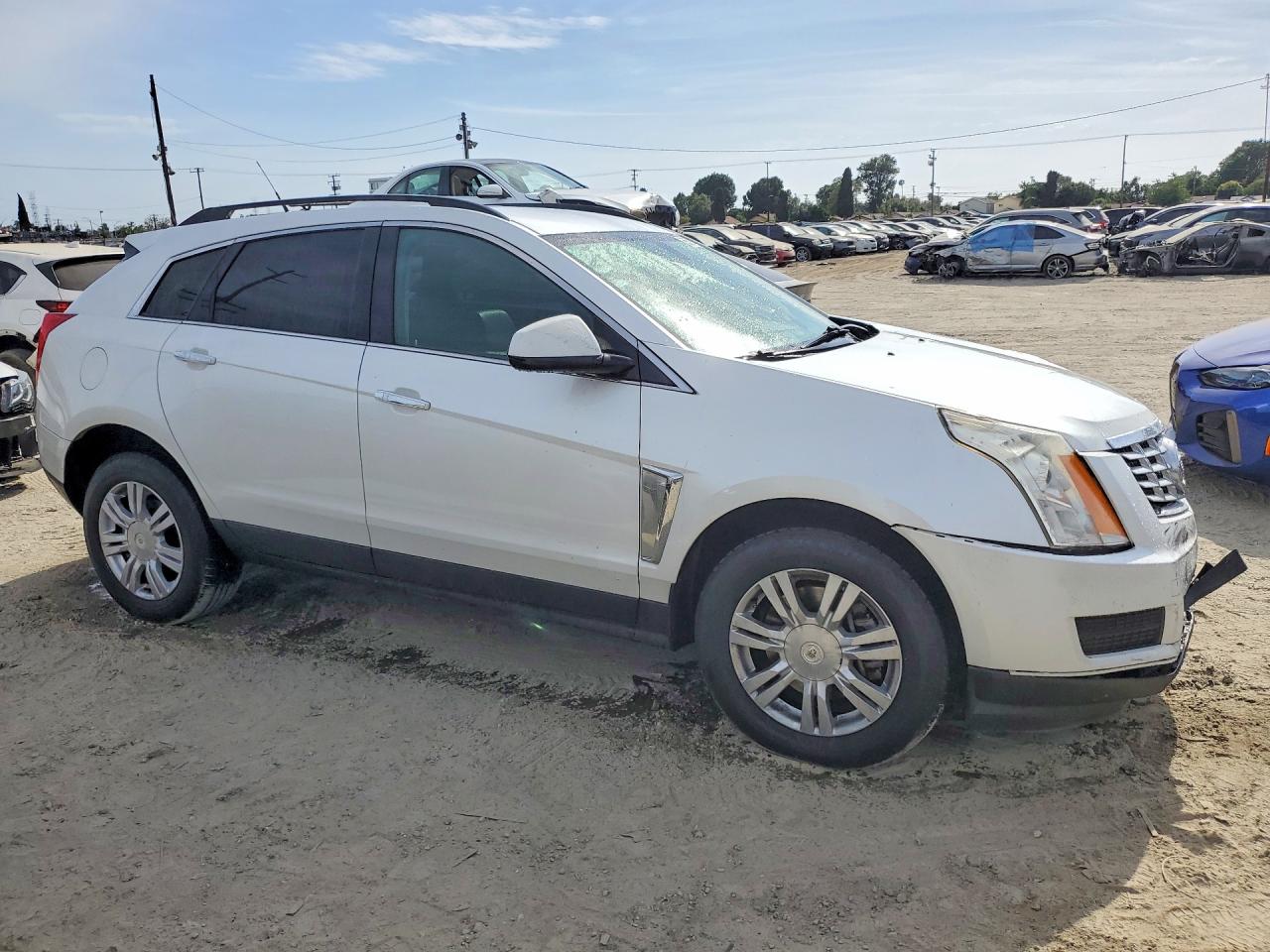 2014 Cadillac Srx White vin: 3GYFNAE34ES576351