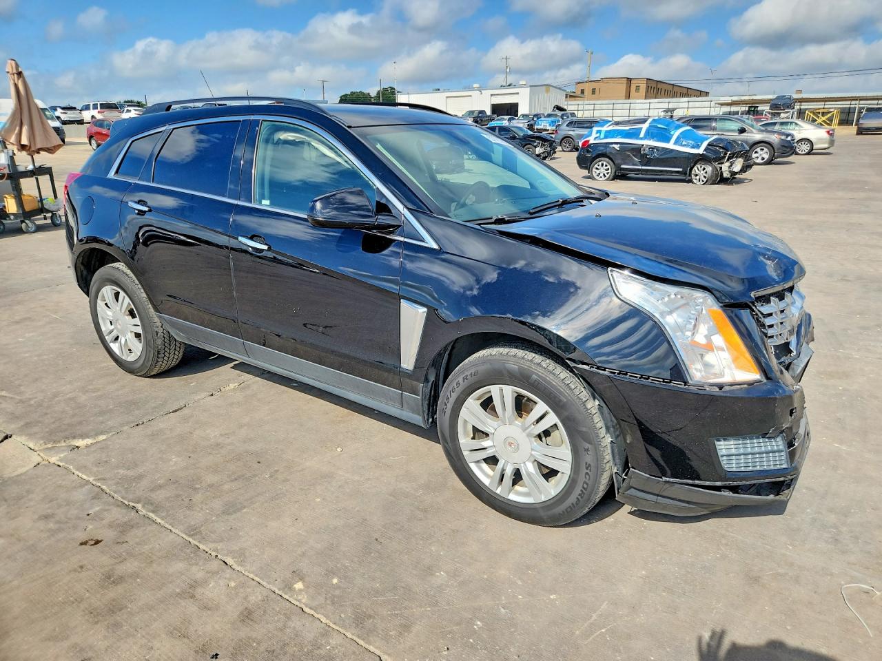 2015 Cadillac Srx Black vin: 3GYFNAE34FS566615