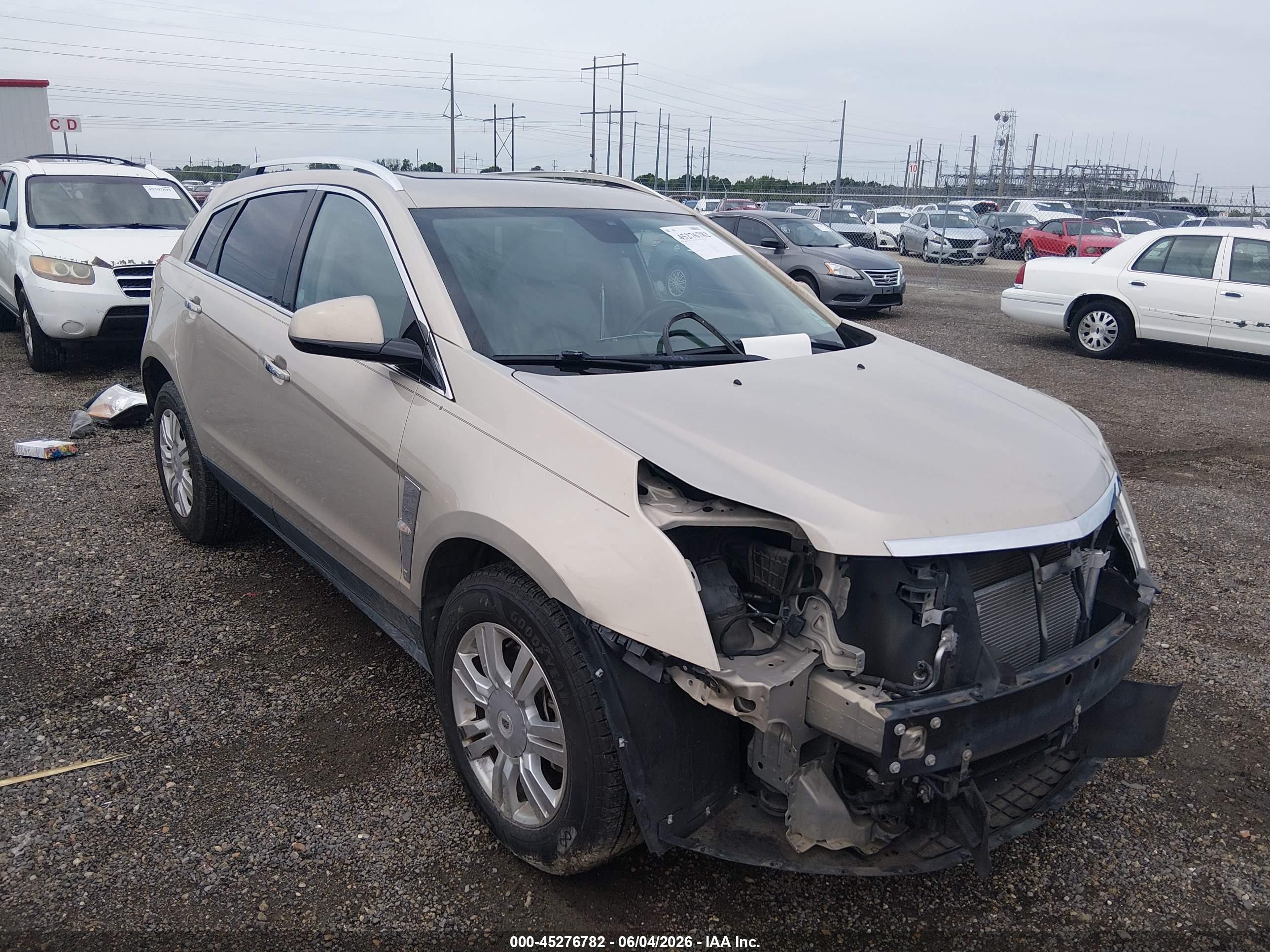 2012 Cadillac Srx Luxury Collection Beige vin: 3GYFNAE35CS537846