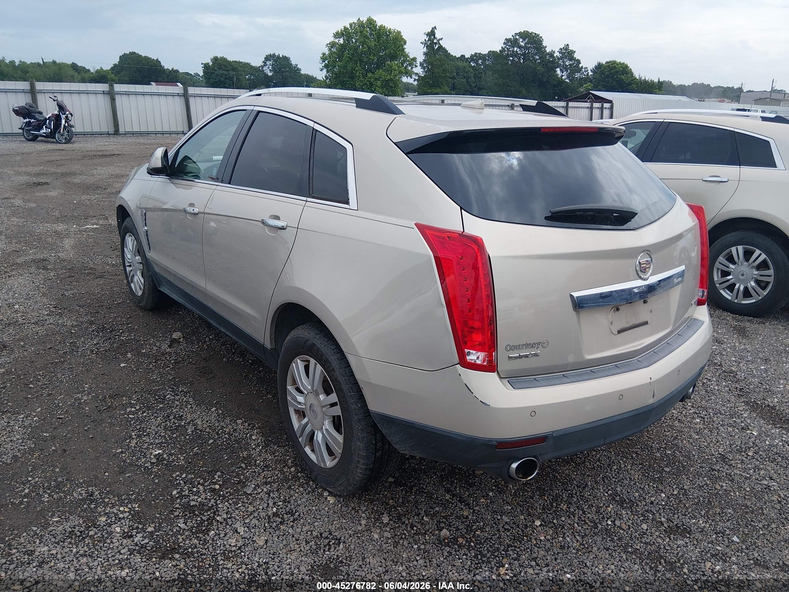 2012 Cadillac Srx Luxury Collection Beige vin: 3GYFNAE35CS537846