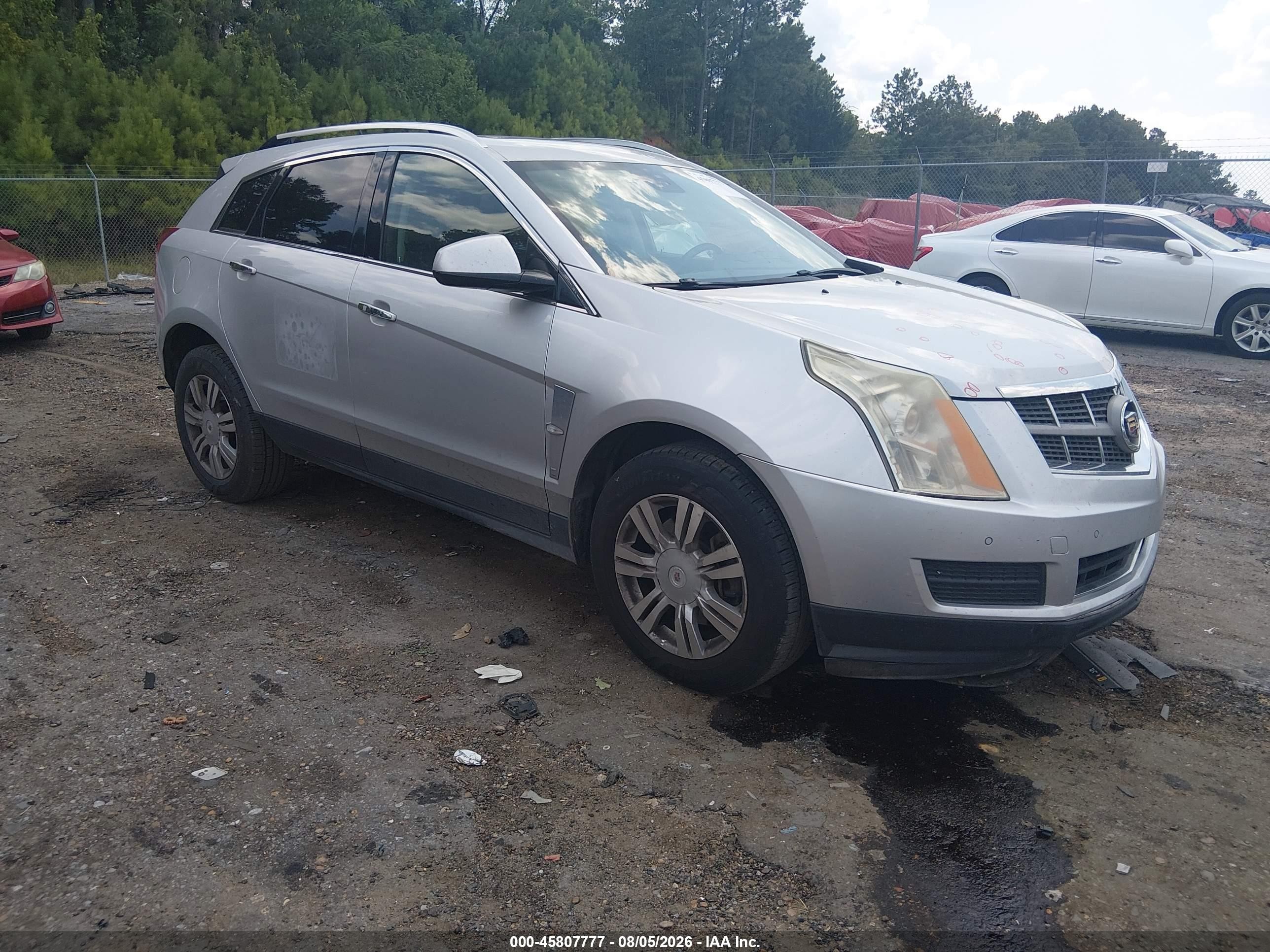2012 Cadillac Srx Luxury Collection Silver vin: 3GYFNAE35CS585900
