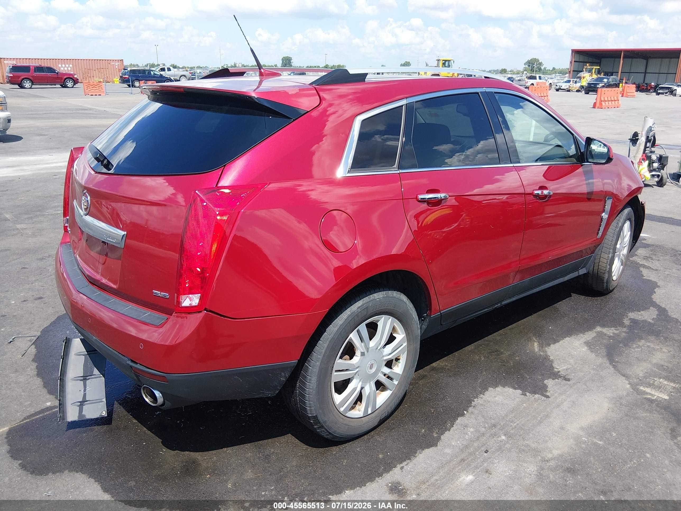 2012 Cadillac Srx Luxury Collection Red vin: 3GYFNAE35CS627417