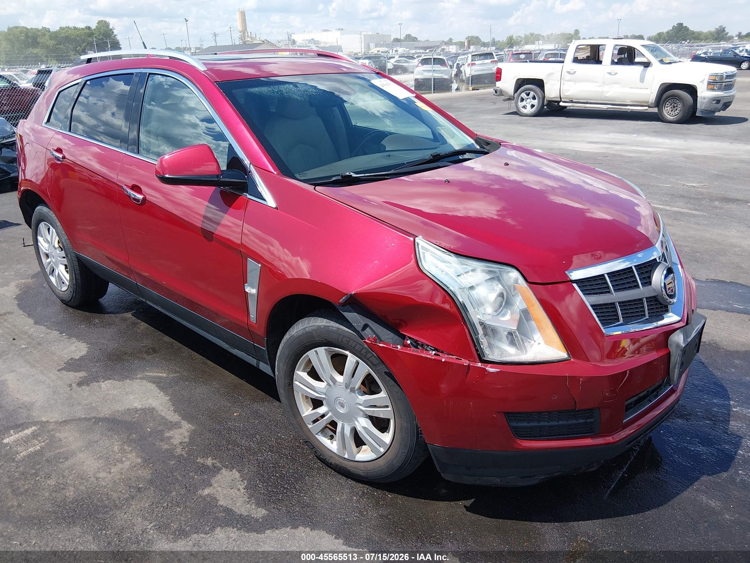 2012 Cadillac Srx Luxury Collection Red vin: 3GYFNAE35CS627417