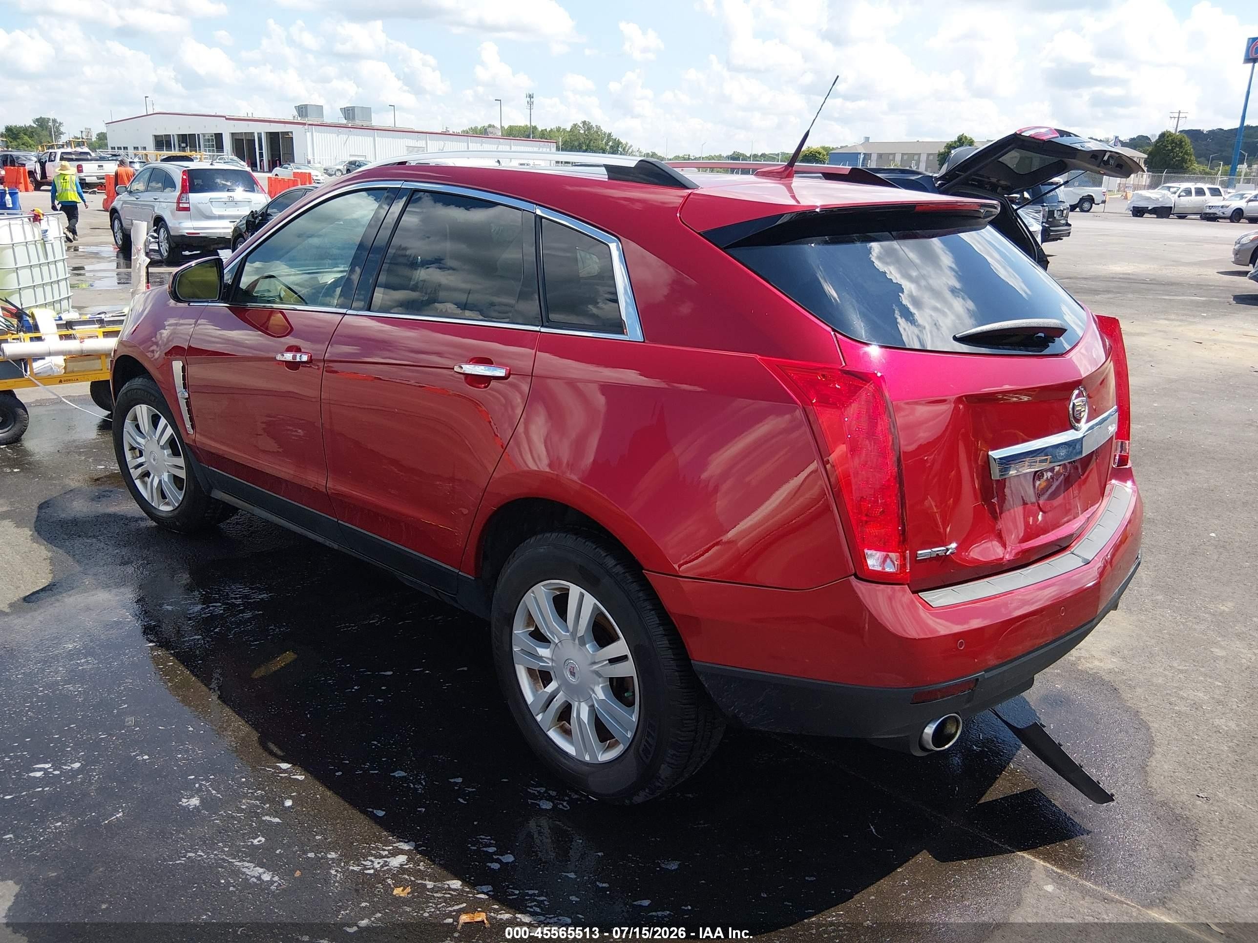 2012 Cadillac Srx Luxury Collection Red vin: 3GYFNAE35CS627417