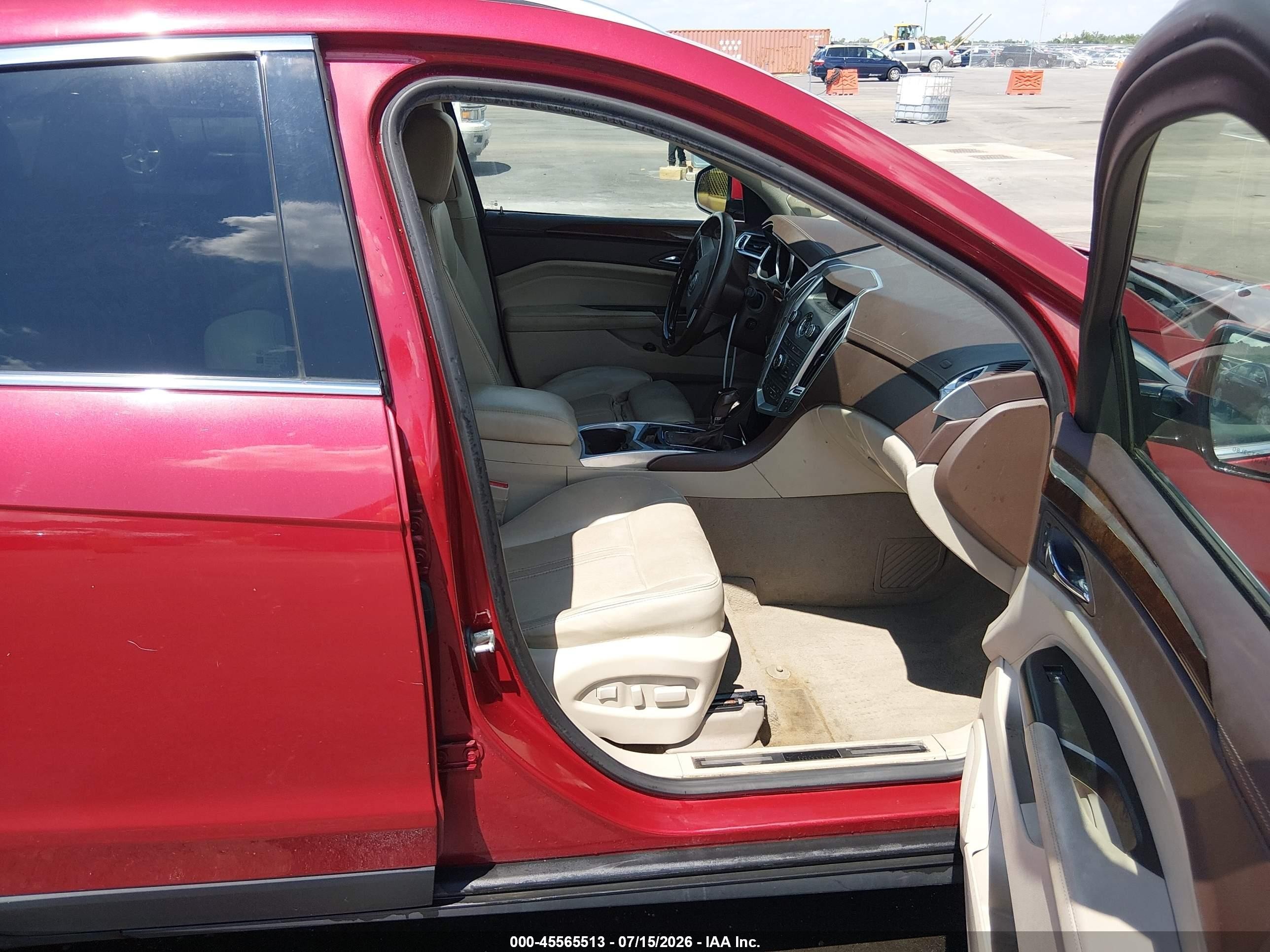 2012 Cadillac Srx Luxury Collection Red vin: 3GYFNAE35CS627417