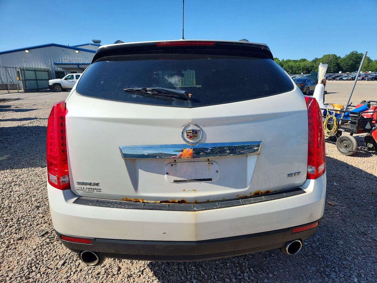 2015 Cadillac Srx White vin: 3GYFNAE35FS544378