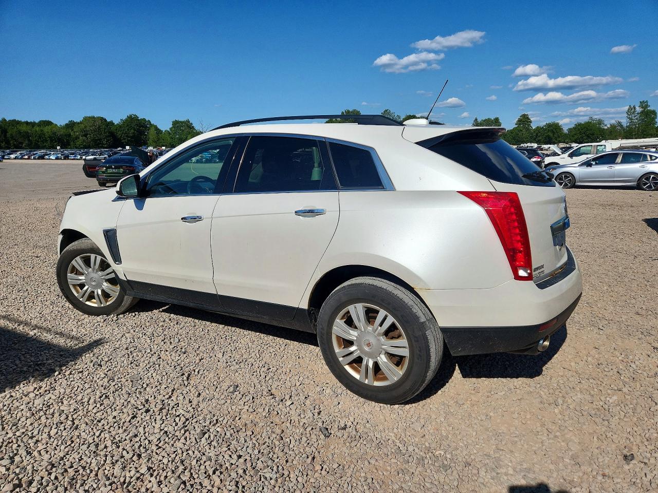 2015 Cadillac Srx White vin: 3GYFNAE35FS544378
